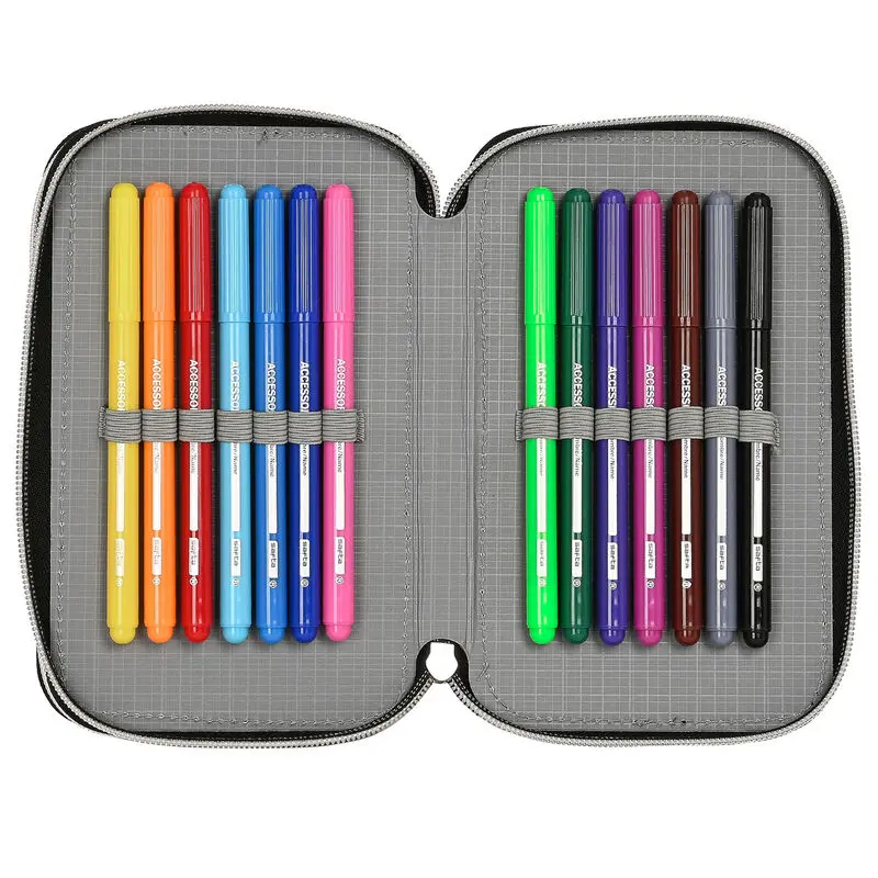 Nerf Neon double pencil case 28pcs product photo