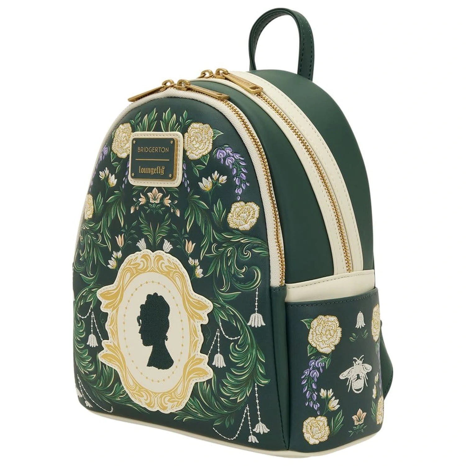 Netflix by Loungefly Mini Backpack Bridgerton Silhouette Floral  product photo