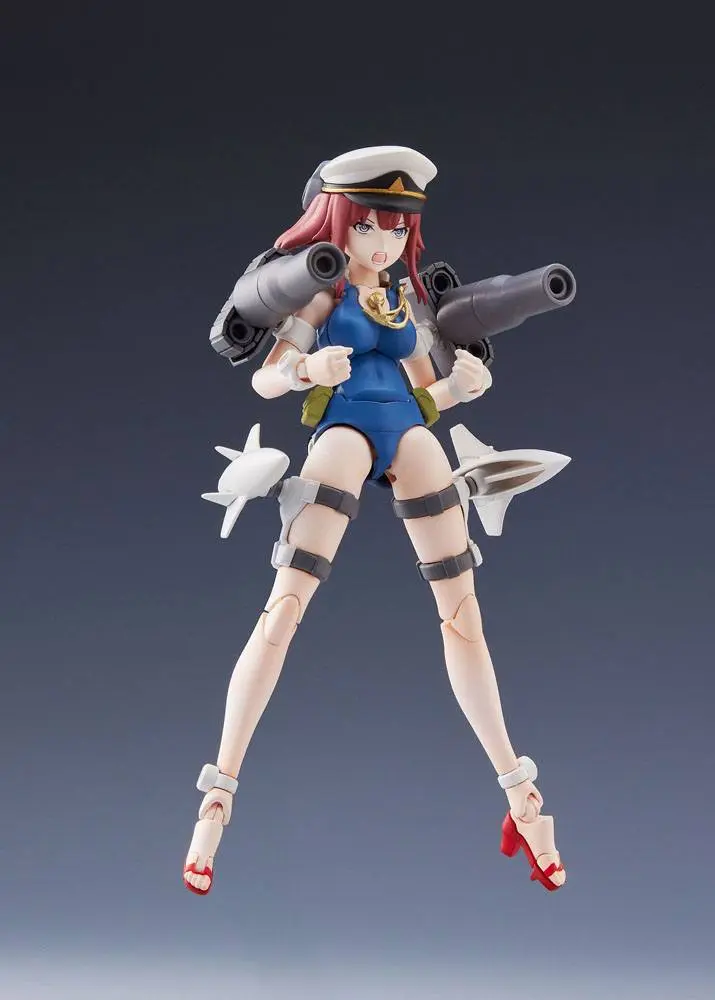 New Gattai Series Plastic Model Kits Robot Gattai Musashi &amp; Nagisa Jinguji 14 - 17 cm product photo