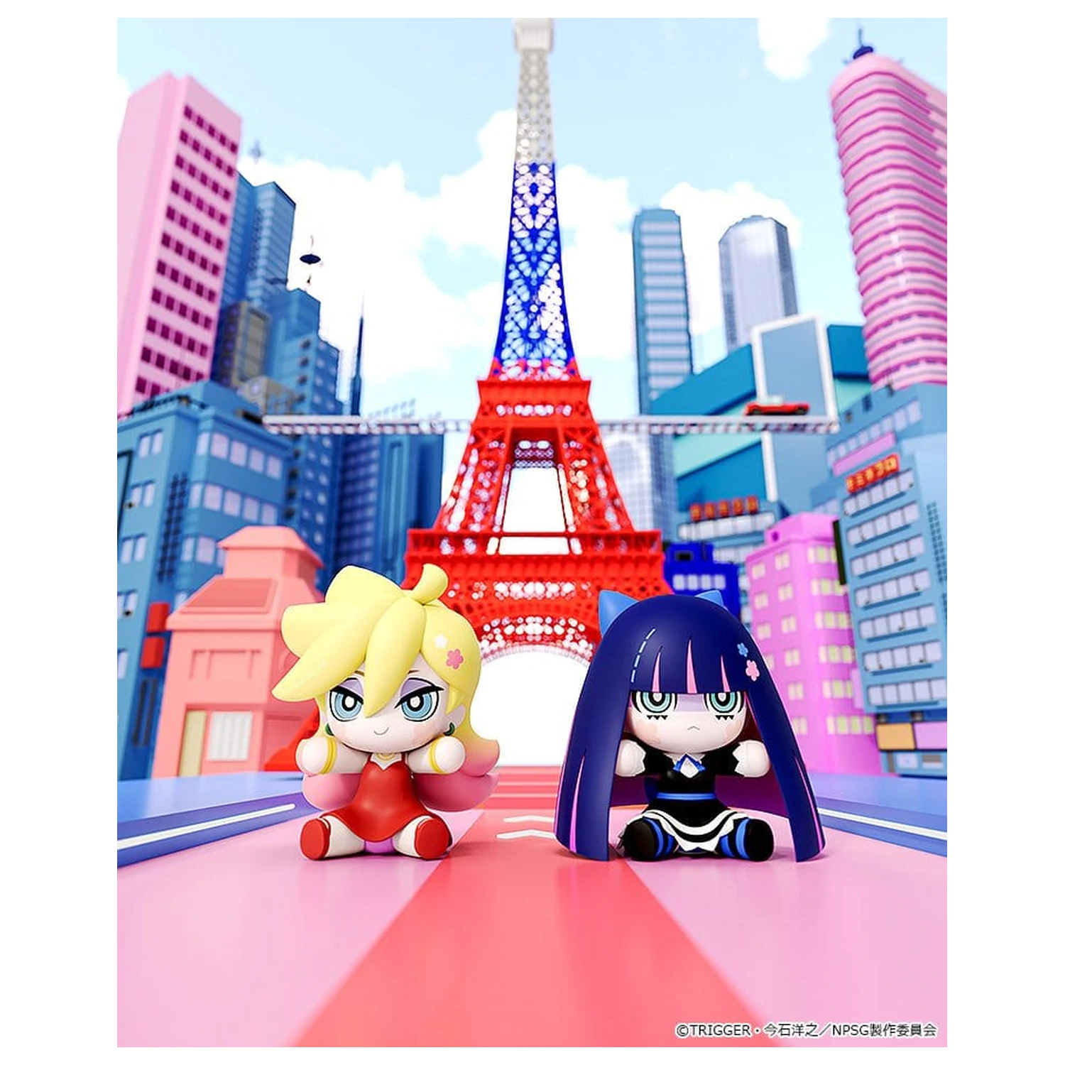 New Panty & Stocking with Garterbelt Huggy Good Smile Chibi Figure Panty 6 cm      product photo