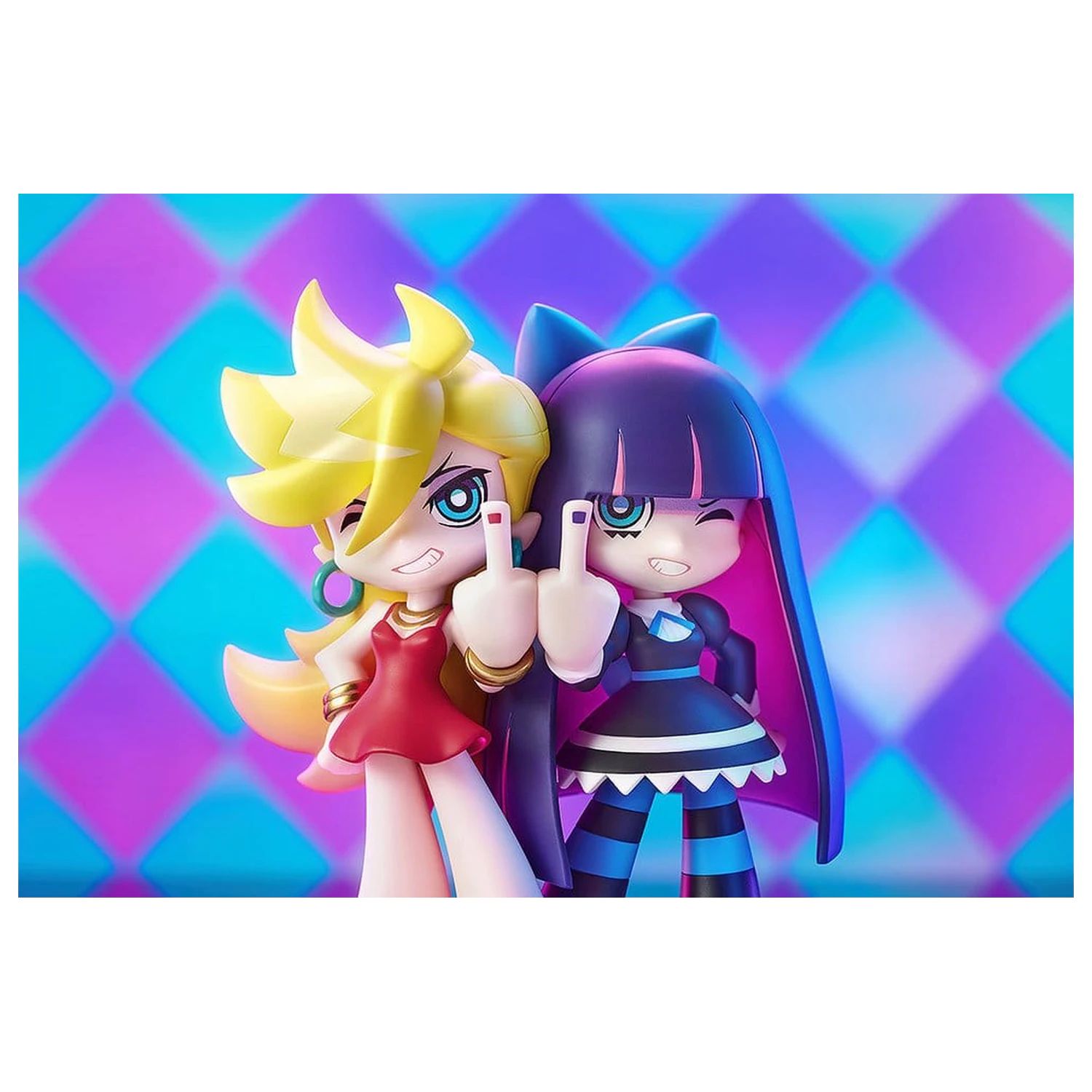 New Panty & Stocking with Garterbelt Mini Memory Mini Figure Panty & Stocking 10 cm product photo