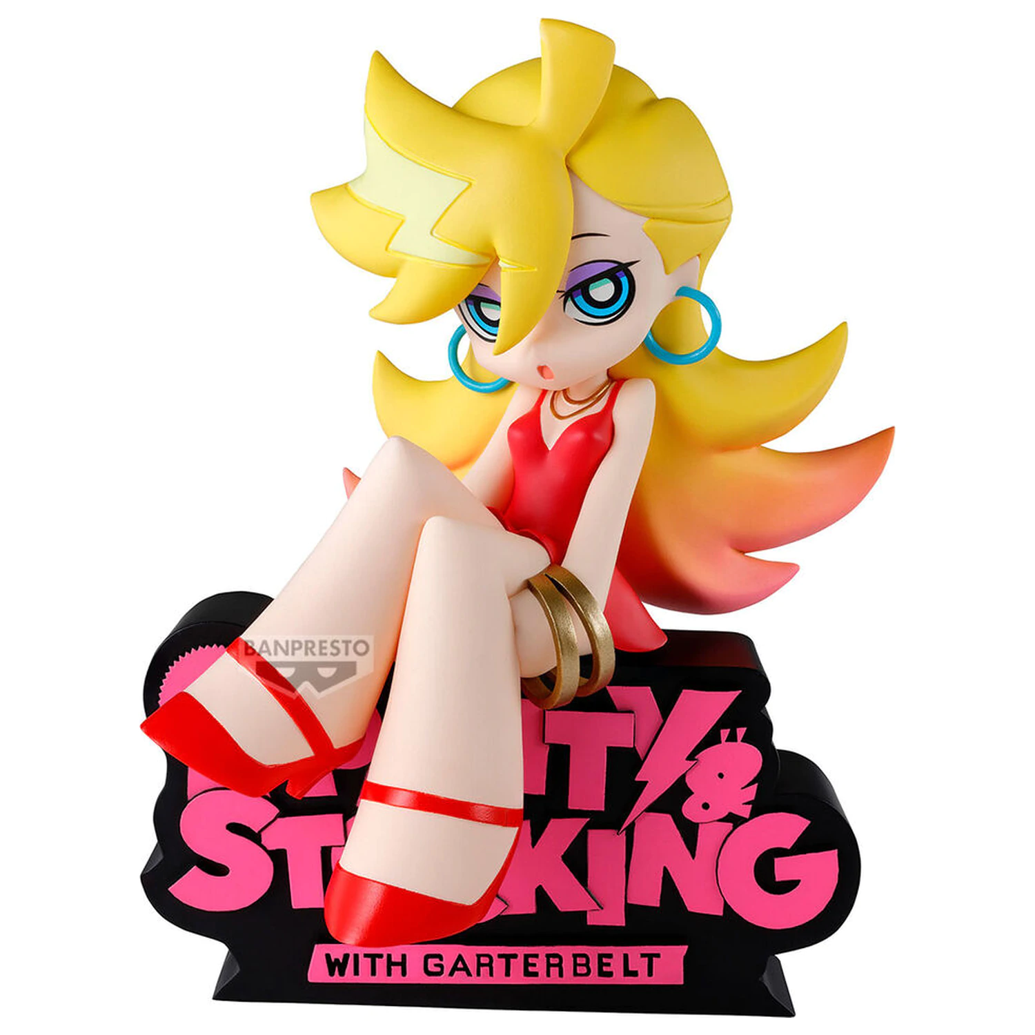 New Panty & Stocking with Garterbelt Monitor Top Figz Panty figure 12cm product photo