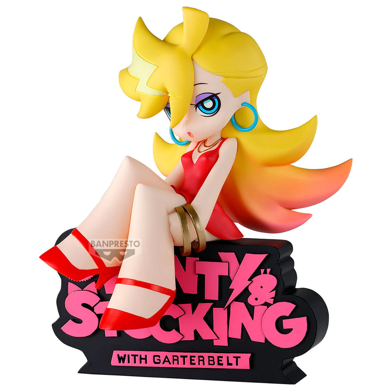 New Panty & Stocking with Garterbelt Monitor Top Figz Panty figure 12cm product photo