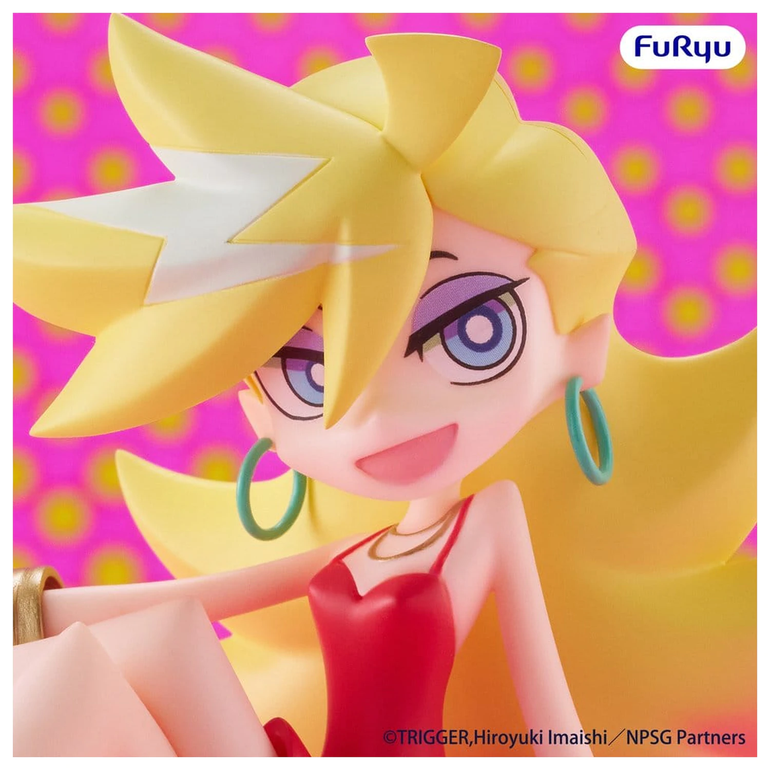 New Panty & Stocking with Garterbelt PVC Figure Noodle Stopper -Panty Anarchy- 9 cm product photo