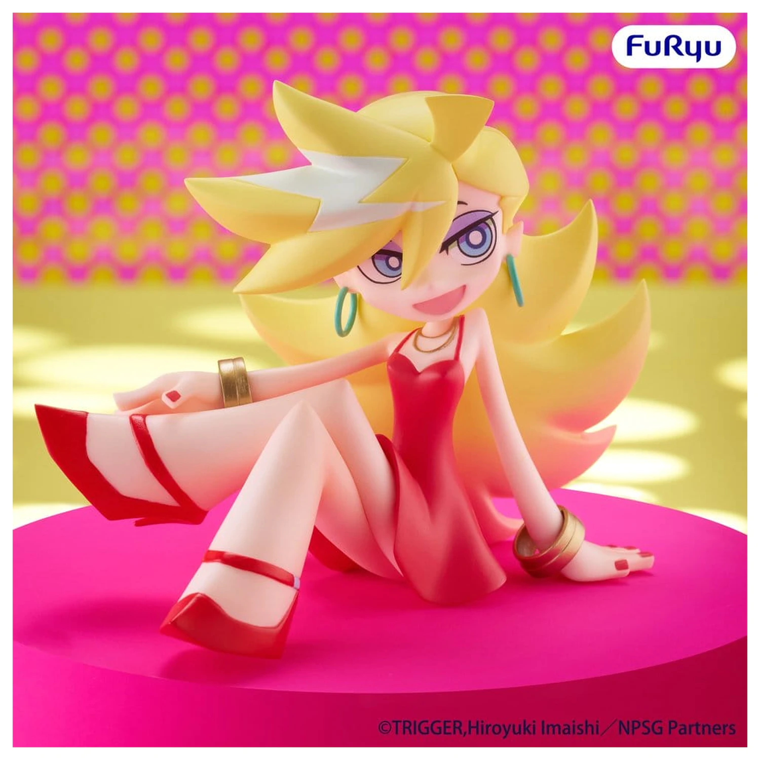 New Panty & Stocking with Garterbelt PVC Figure Noodle Stopper -Panty Anarchy- 9 cm product photo