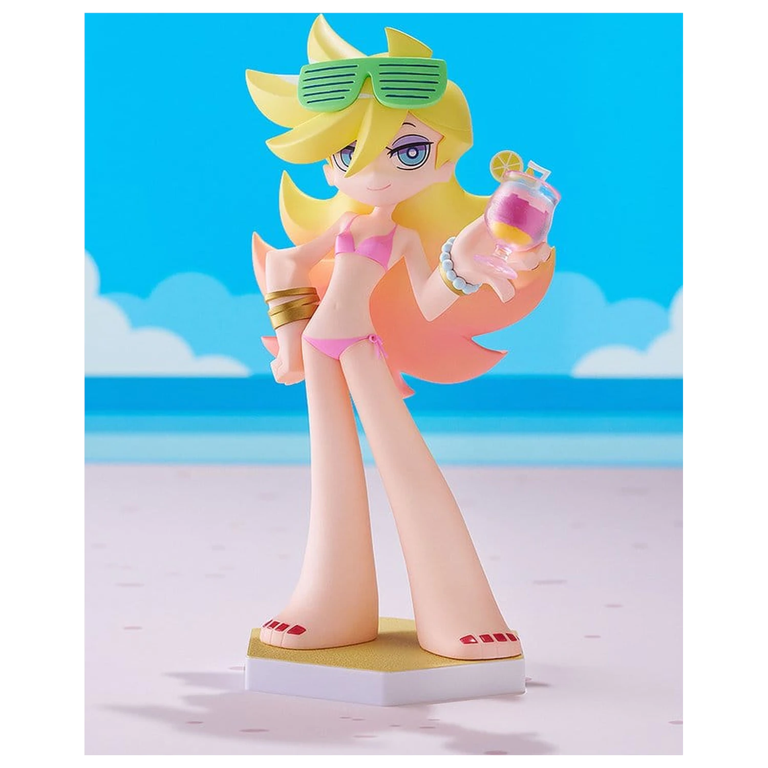 New Panty & Stocking with Garterbelt Pop Up Parade Figure Beach Queens Panty L Size 19 cm product photo