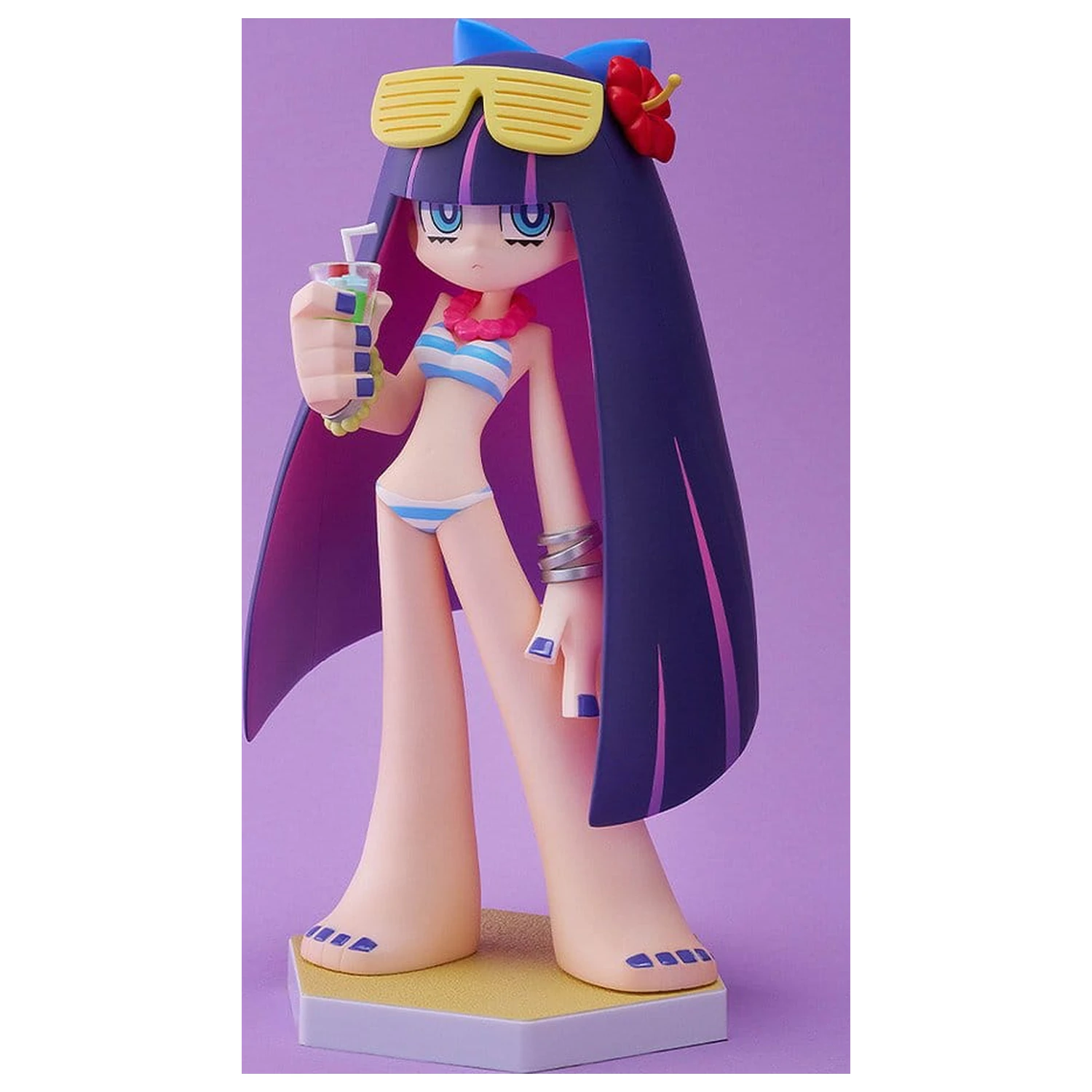New Panty & Stocking with Garterbelt Pop Up Parade Figure Beach Queens Stocking L Size 19 cm product photo
