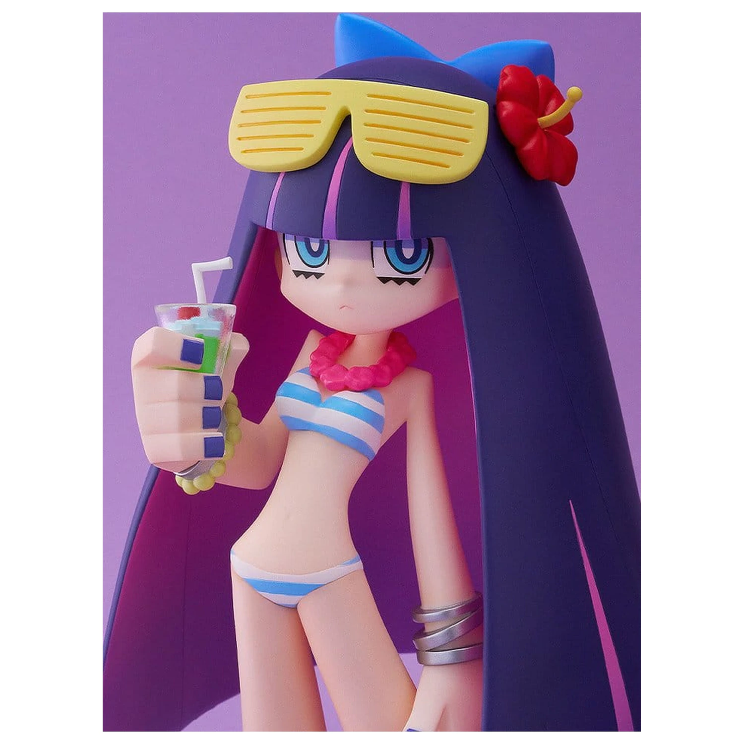 New Panty & Stocking with Garterbelt Pop Up Parade Figure Beach Queens Stocking L Size 19 cm product photo
