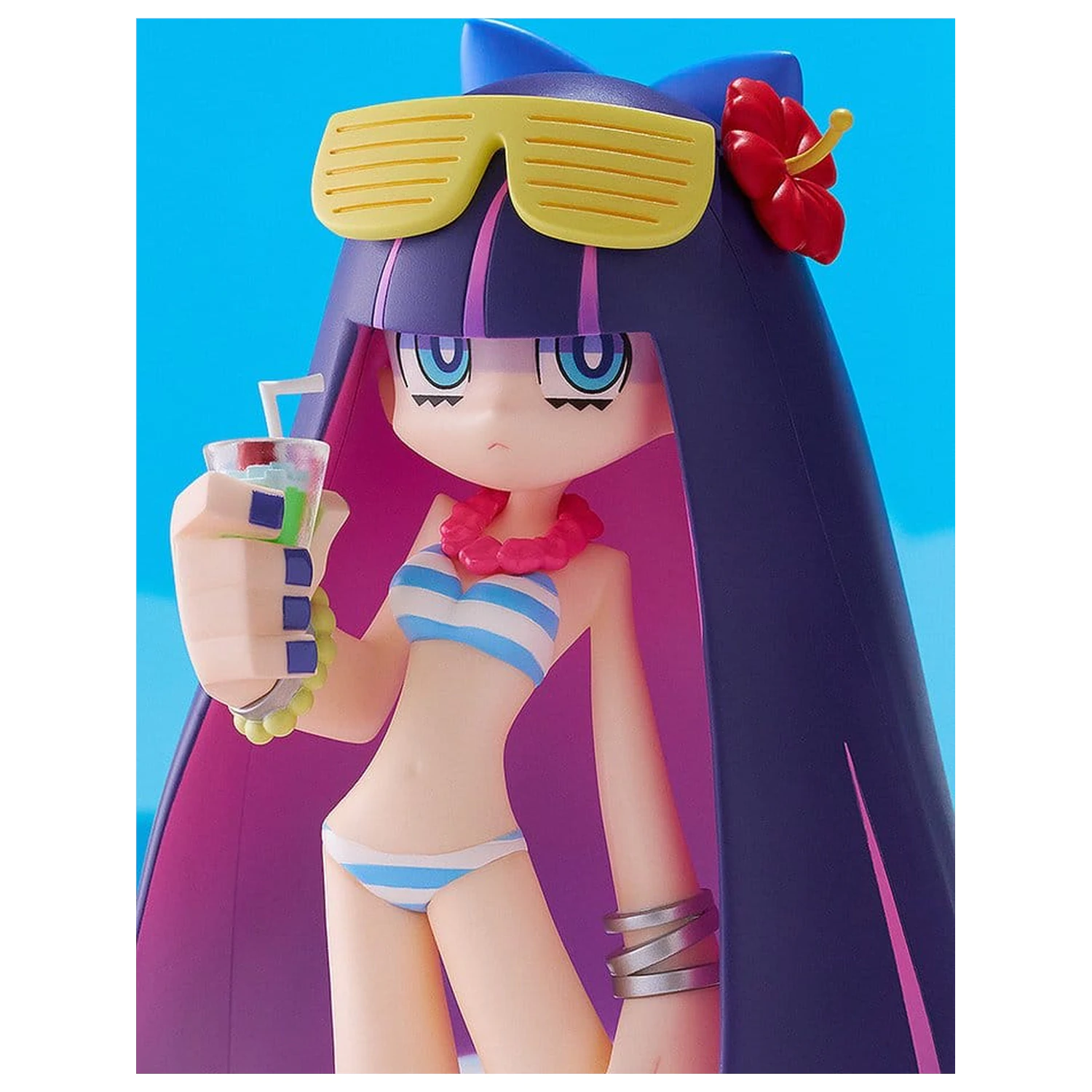 New Panty & Stocking with Garterbelt Pop Up Parade Figure Beach Queens Stocking L Size 19 cm product photo