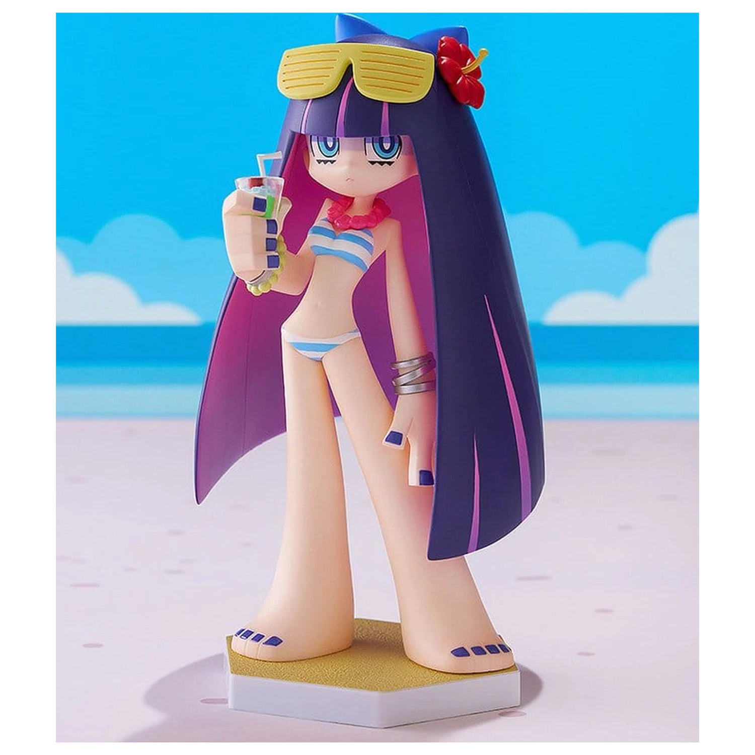 New Panty & Stocking with Garterbelt Pop Up Parade Figure Beach Queens Stocking L Size 19 cm product photo