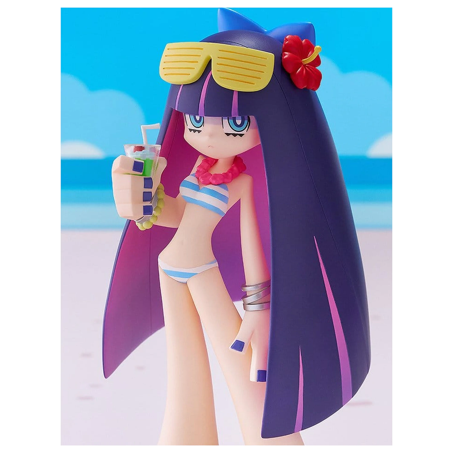 New Panty & Stocking with Garterbelt Pop Up Parade Figure Beach Queens Stocking L Size 19 cm product photo
