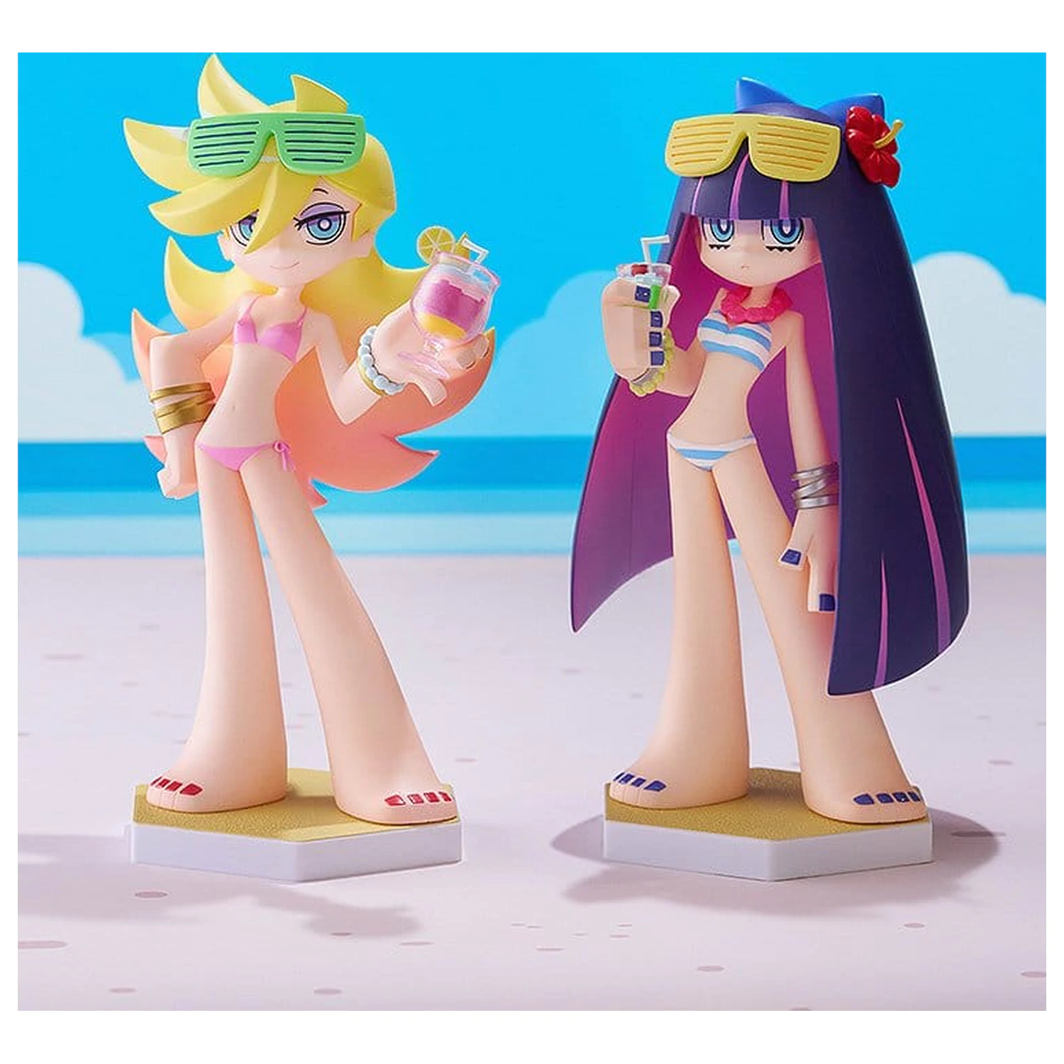 New Panty & Stocking with Garterbelt Pop Up Parade Figure Beach Queens Stocking L Size 19 cm product photo