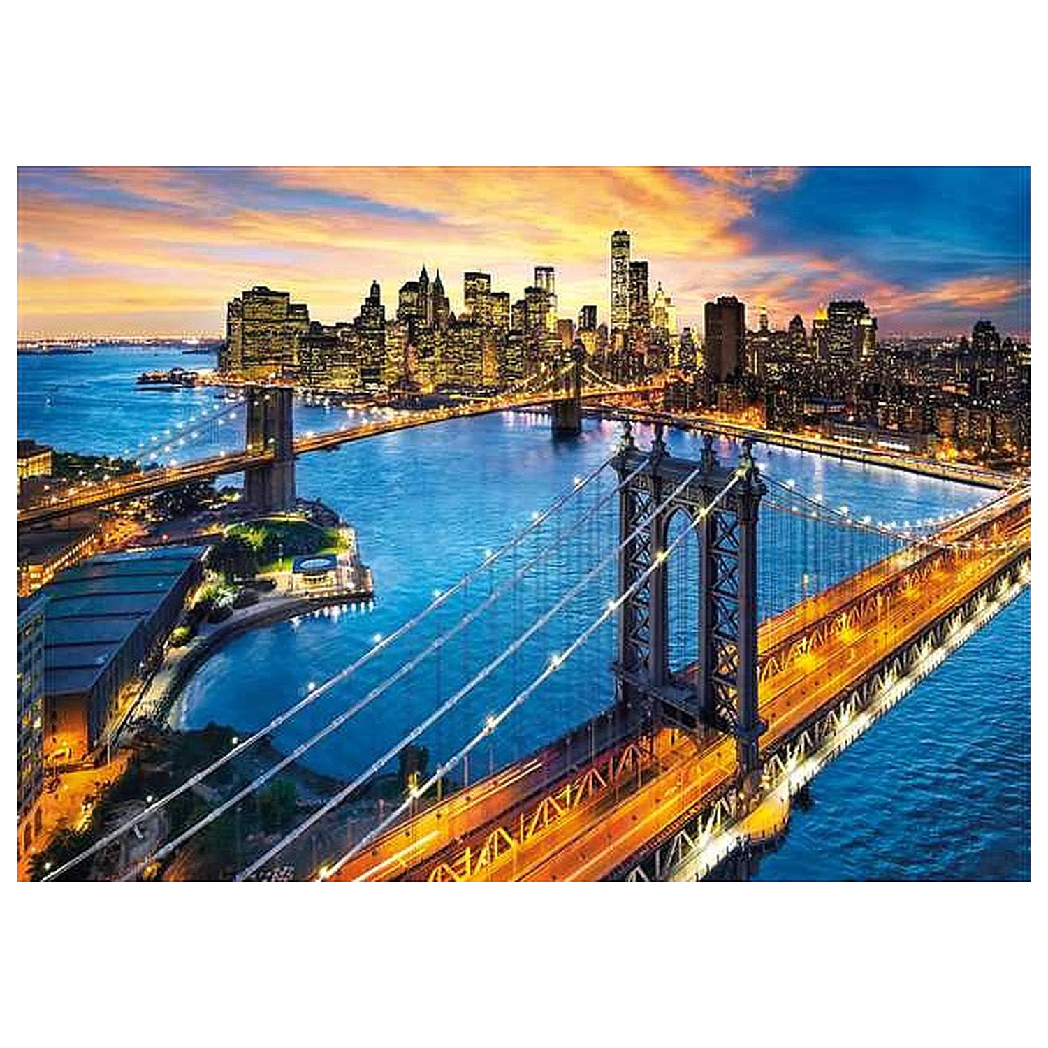 New York Bridges 3000-piece jigsaw puzzle product photo