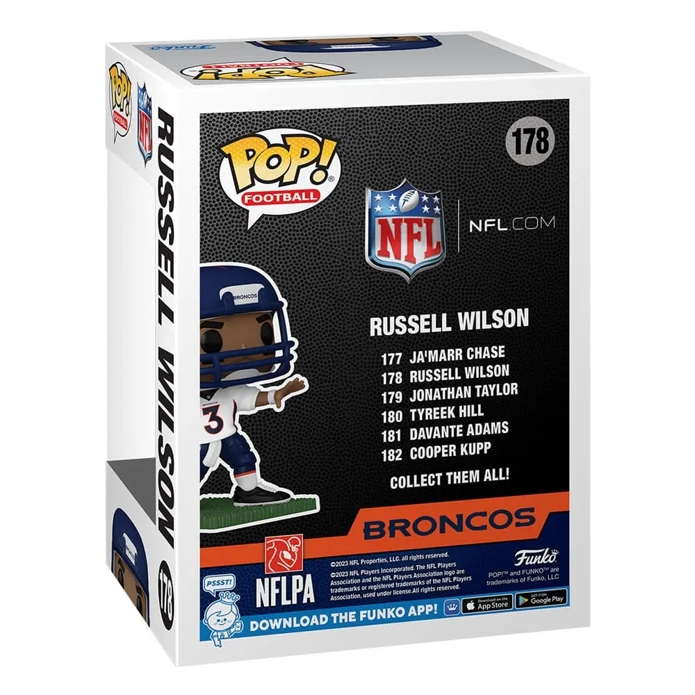 NFL POP! Football Vinyl Figure Broncos - Russell Wilson 9 cm product photo