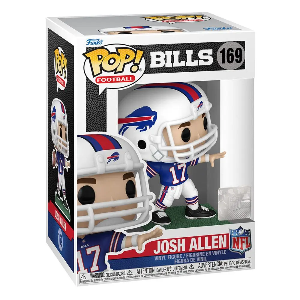 NFL POP! Sports Vinyl Figure Bills - Josh Allen (Away) 9 cm product photo