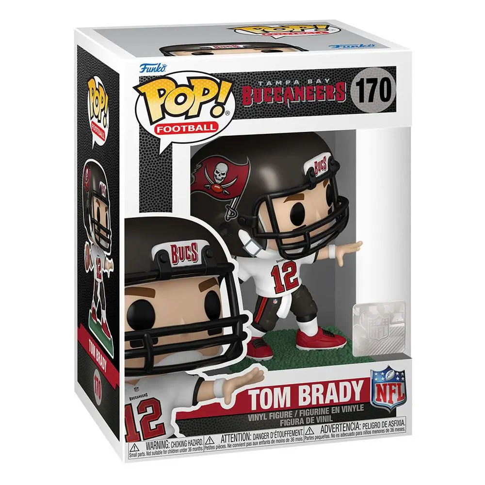 NFL POP! Sports Vinyl Figure Buccaneers - Tom Brady (Away) 9 cm product photo