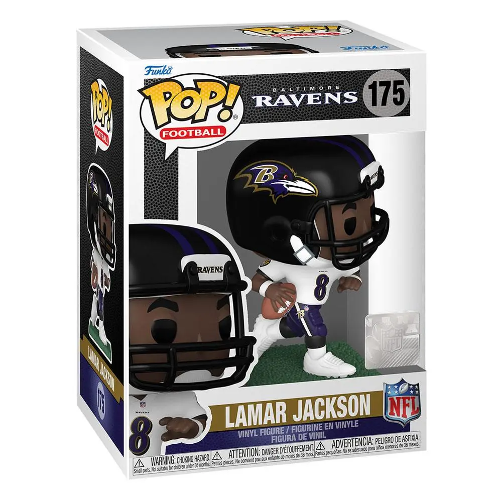 NFL POP! Sports Vinyl Figure Ravens - Lamar Jackson (Away) 9 cm product photo