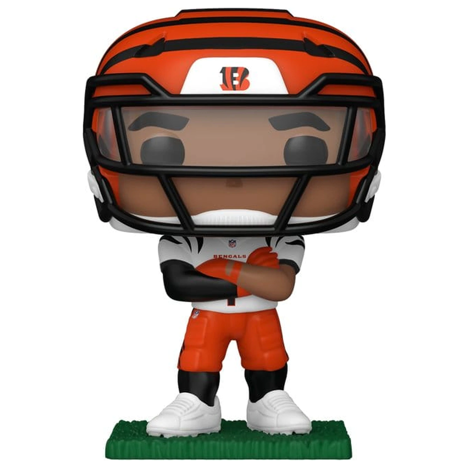 NFL Funko POP! Vinyl Figure : Bengals- Ja'Marr Chase (clear visor) 9 cm product photo