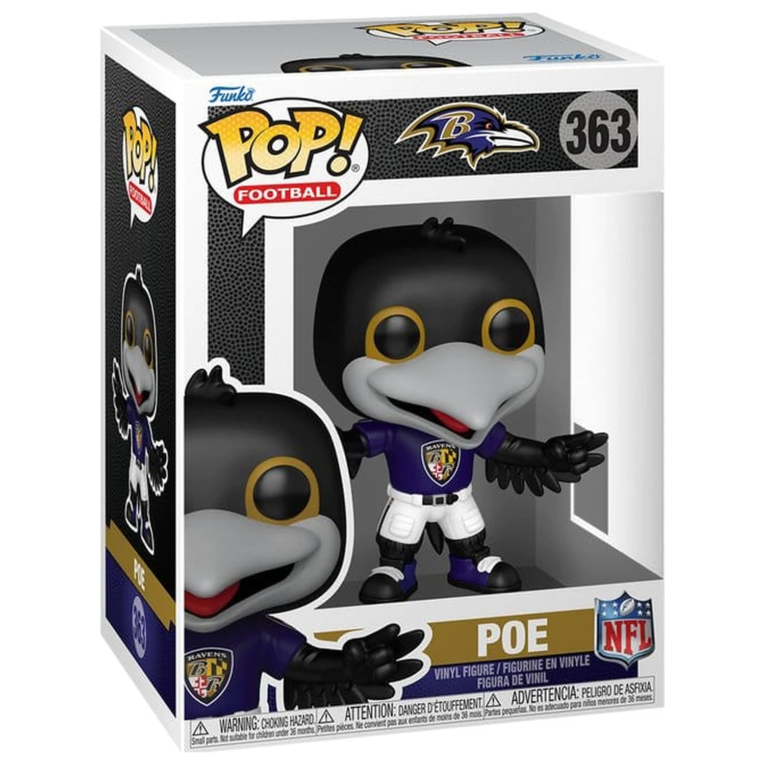 NFL Funko POP! Vinyl Figure Mascots: Ravens- Poe 9 cm product photo