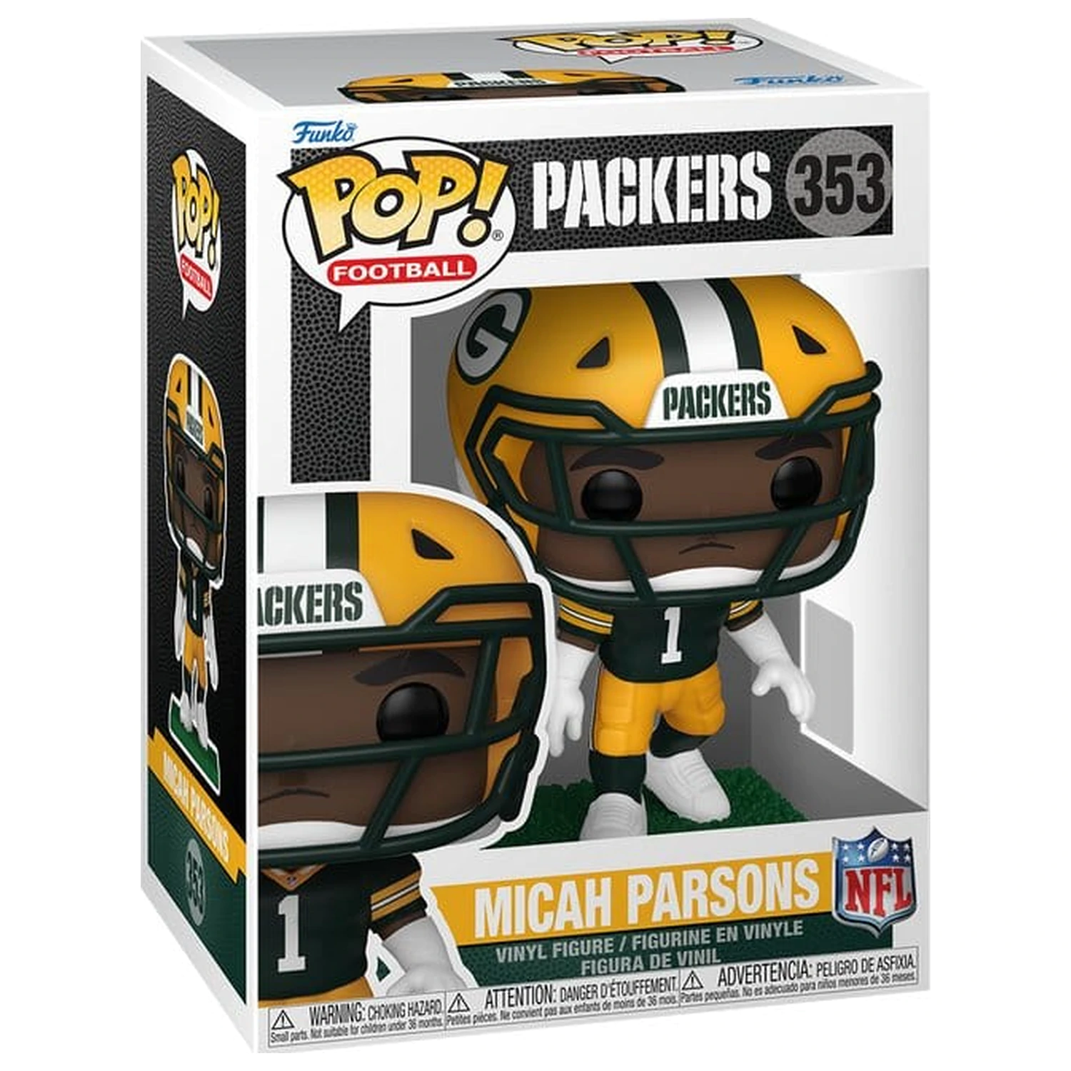 NFL Funko POP! Vinyl Figure : Packers - Micah Parsons 9 cm product photo