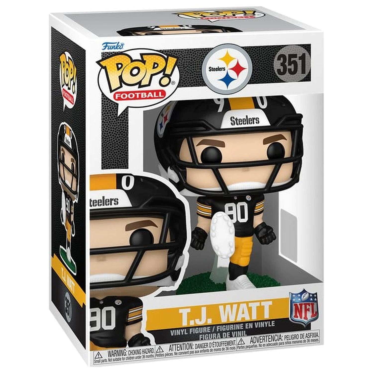 NFL Funko POP! Vinyl Figure : Steelers- T.J. Watt 9 cm product photo