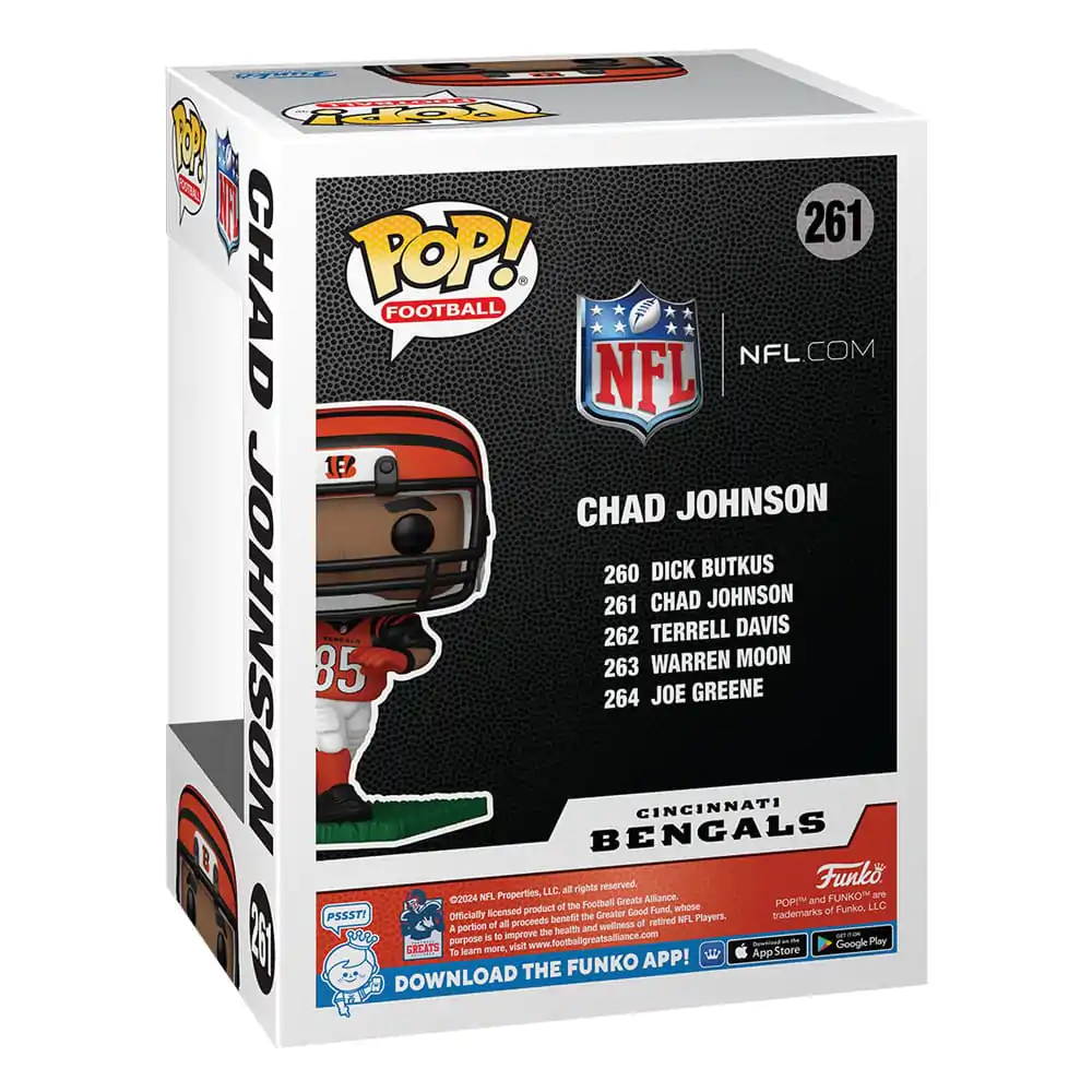 NFL: Legends Funko POP! Sports Vinyl Figure Bengals- Chad Johnson(85) 9 cm termékfotó