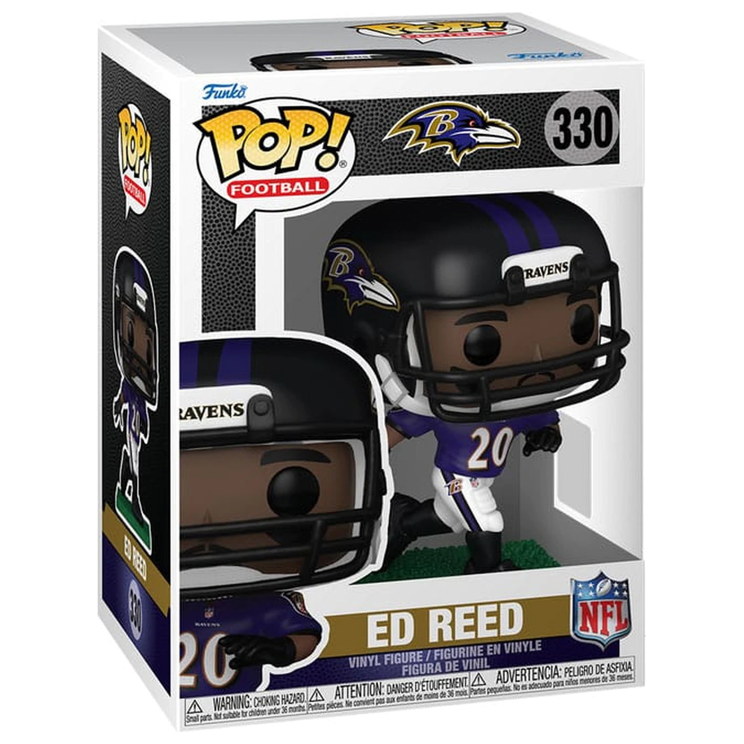 NFL: Legends Funko POP! Sports Vinyl Figure Legends- Ed Reed(Ravens) 9 cm product photo