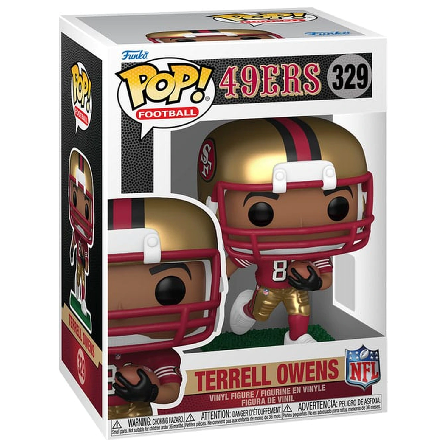 NFL: Legends Funko POP! Sports Vinyl Figure Legends- Terrell Owens(49ers) 9 cm product photo