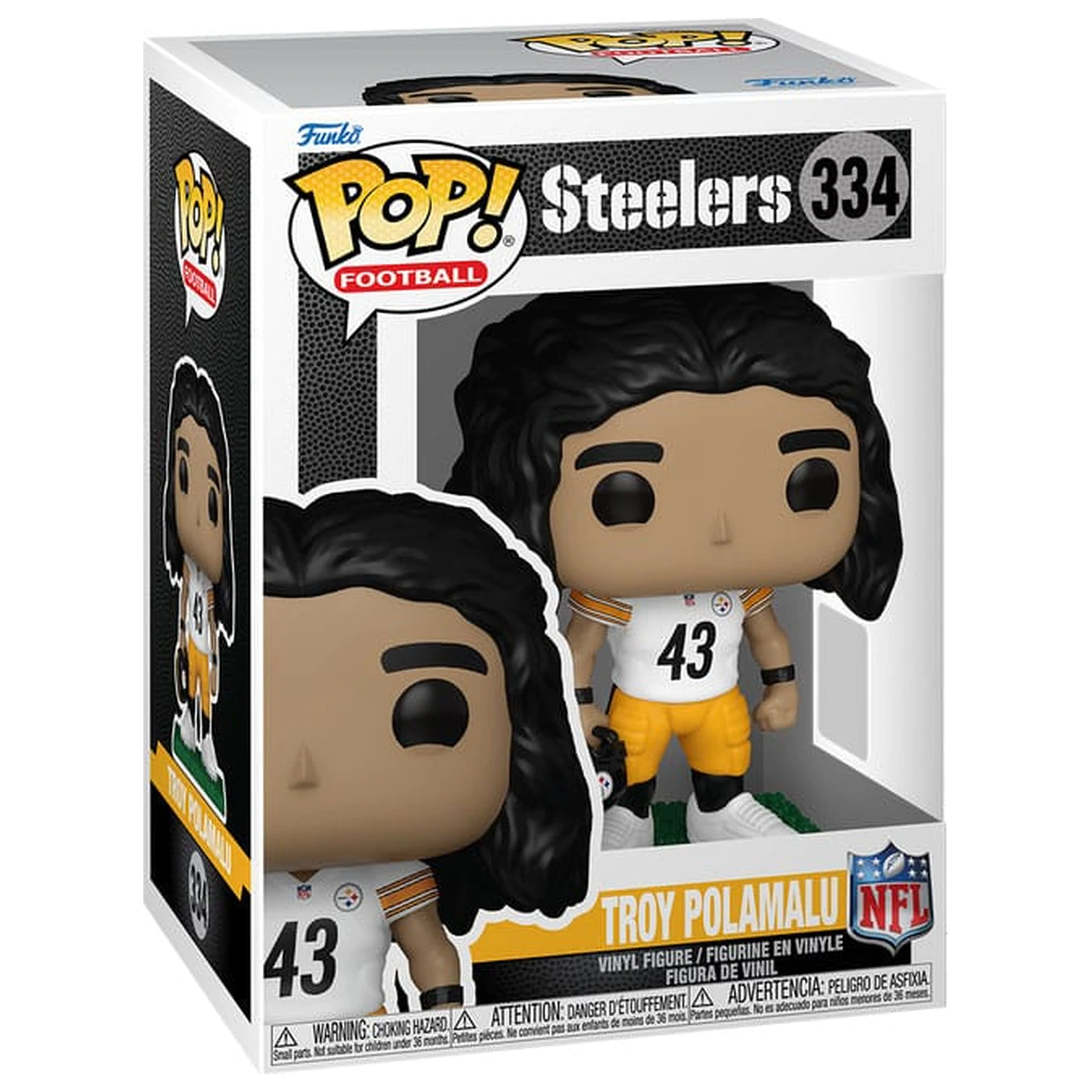 NFL: Legends Funko POP! Sports Vinyl Figure Legends- Troy Polamalu(Steelers) 9 cm product photo