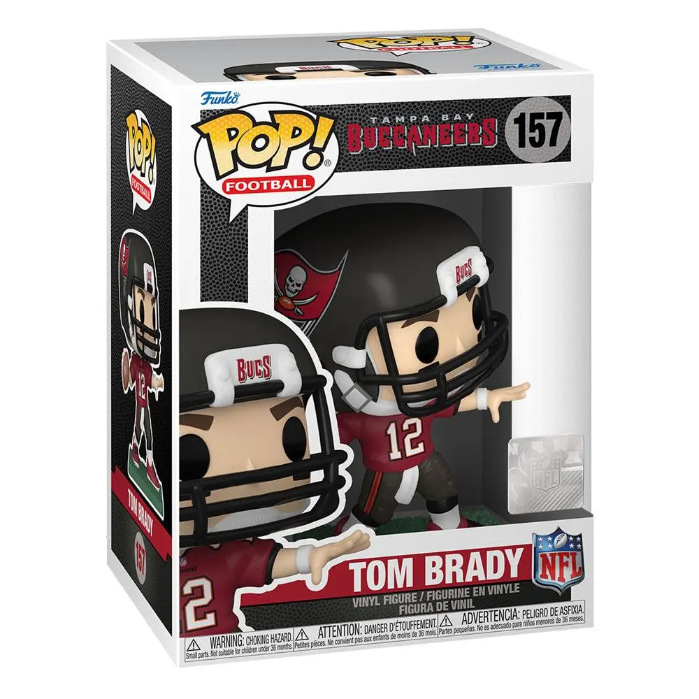 NFL POP! Sports Vinyl Figure Bucs - Tom Brady (Home Uniform) 9 cm product photo