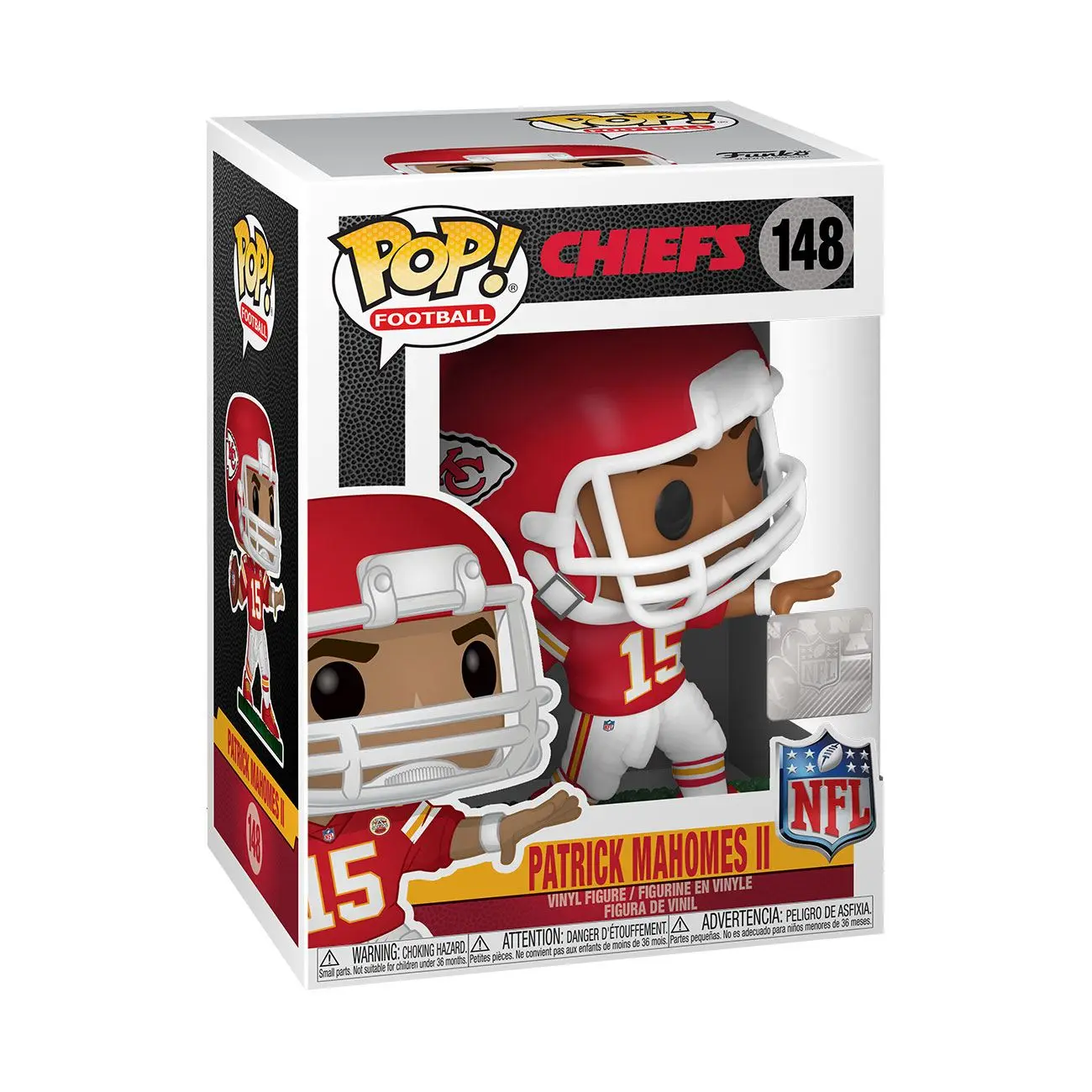 NFL POP! Sports Vinyl Figure Patrick Mahomes (Kansas City Chiefs) 9 cm product photo