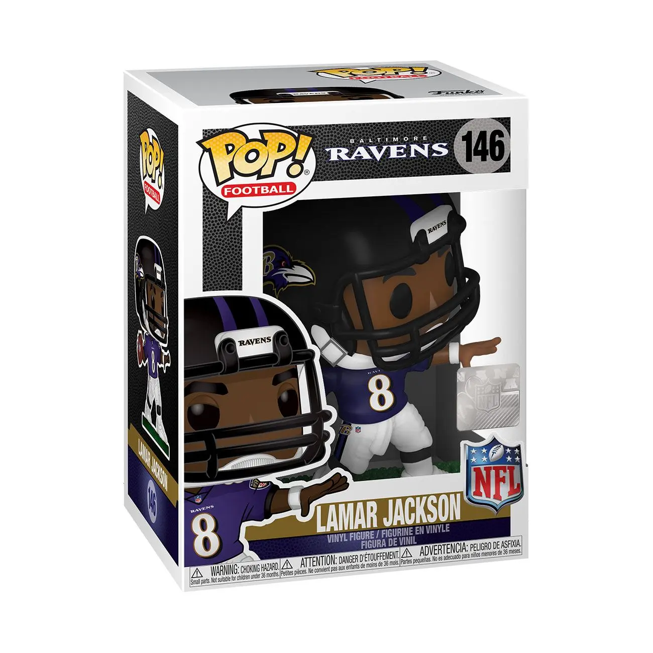 NFL POP! Sports Vinyl Figure Lamar Jackson (Baltimore Ravens) 9 cm product photo