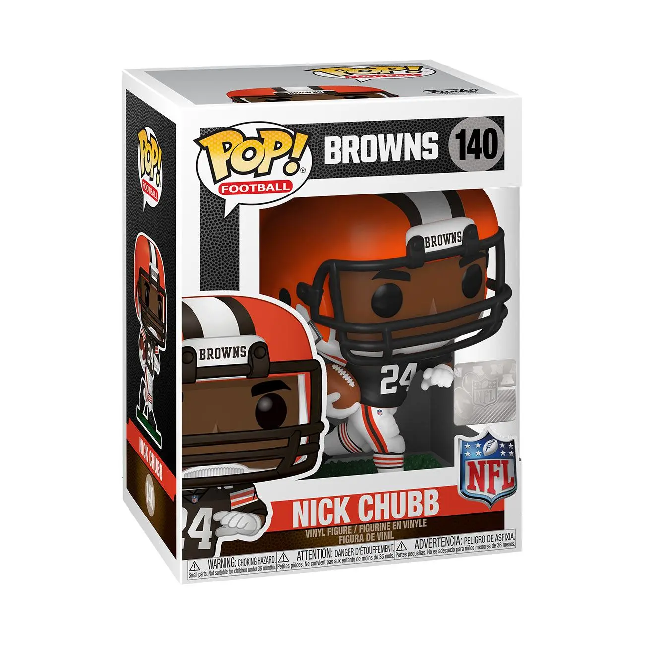 NFL POP! Sports Vinyl Figure Nick Chubb (Cleveland Browns) 9 cm product photo