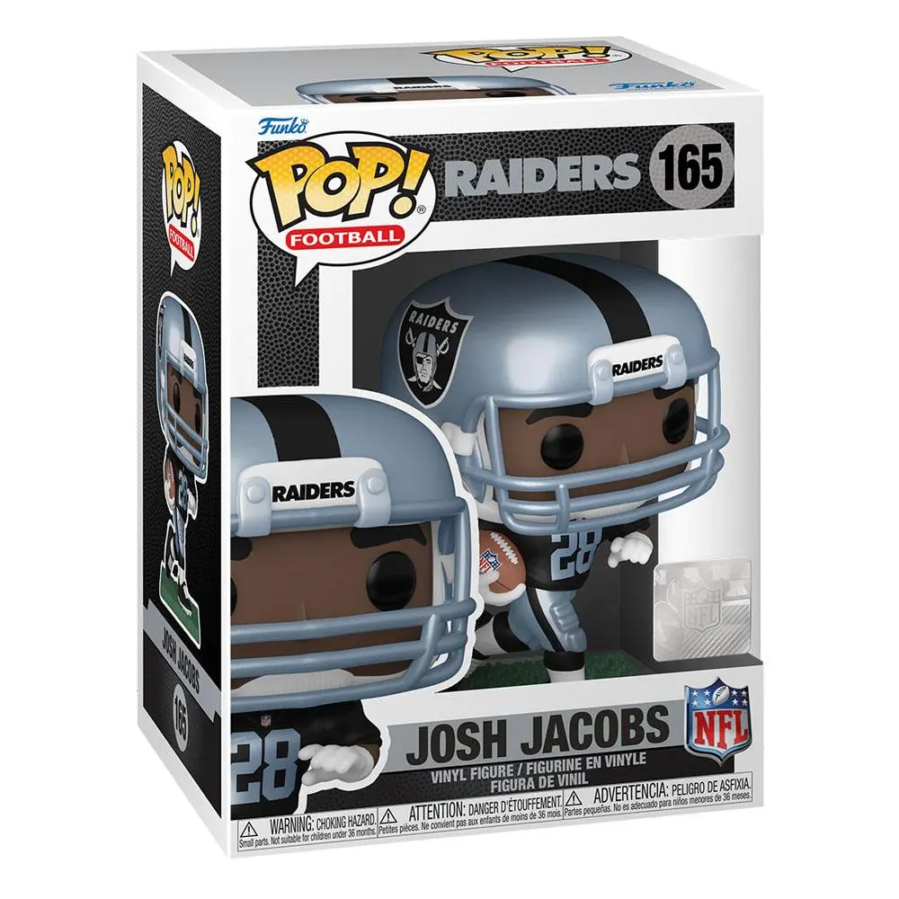 NFL POP! Sports Vinyl Figure Raiders - Josh Jacobs (Home Uniform) 9 cm product photo