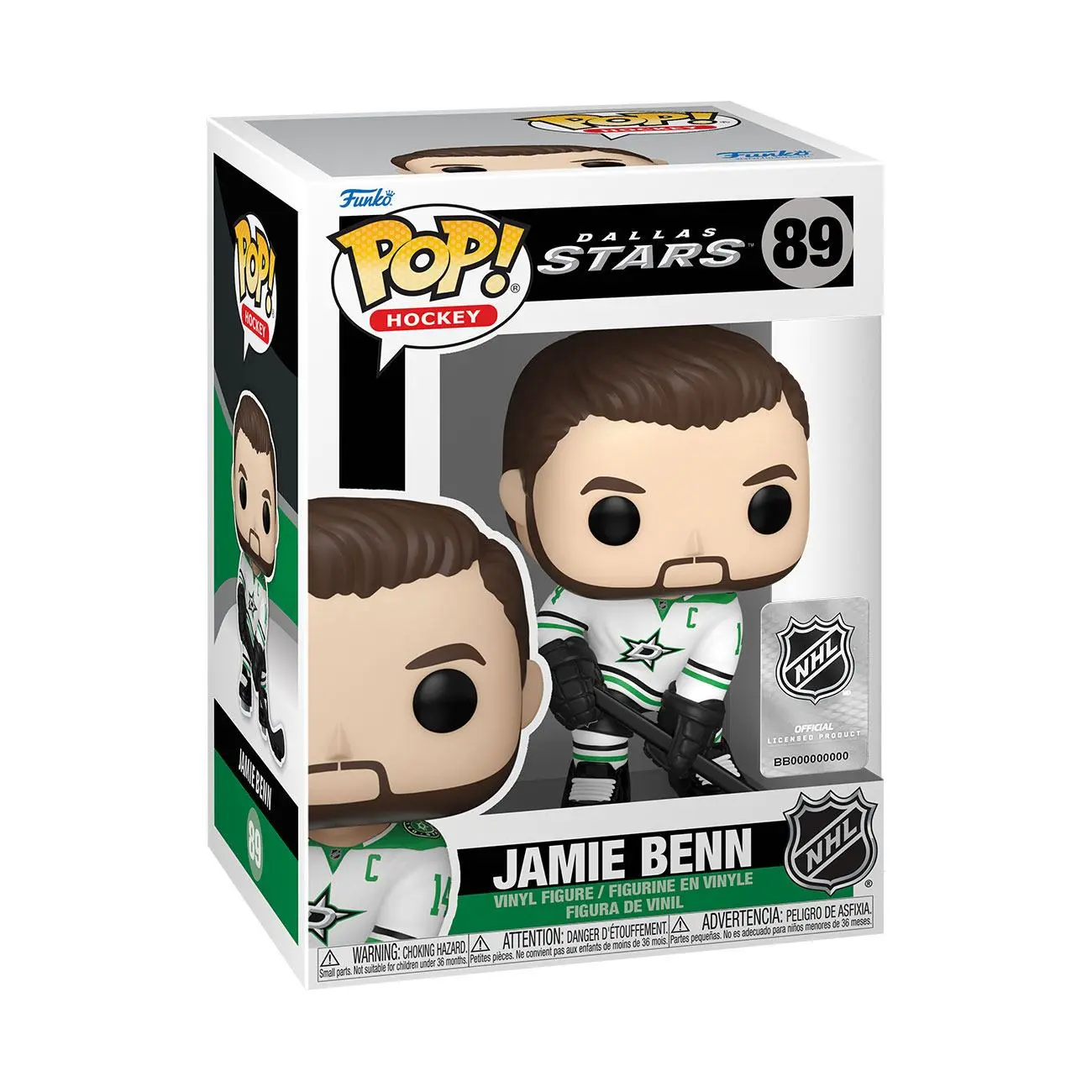 NHL: Dallas Stars POP! Hockey Vinyl Figure Jamie Benn (Road) 9 cm product photo