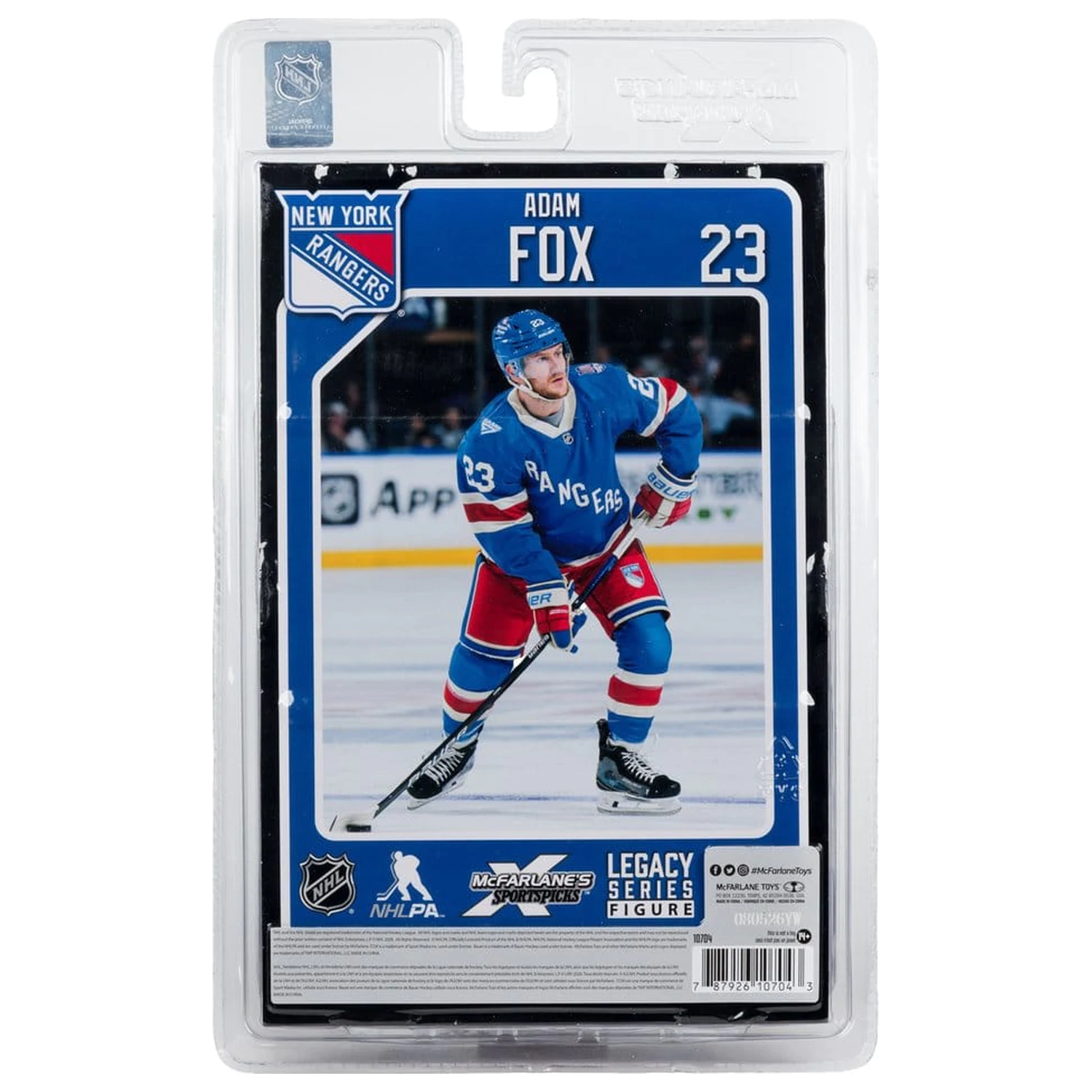 NHL McFarlane SportsPicks Figure Adam Fox (New York Rangers Centennial) 18 cm product photo