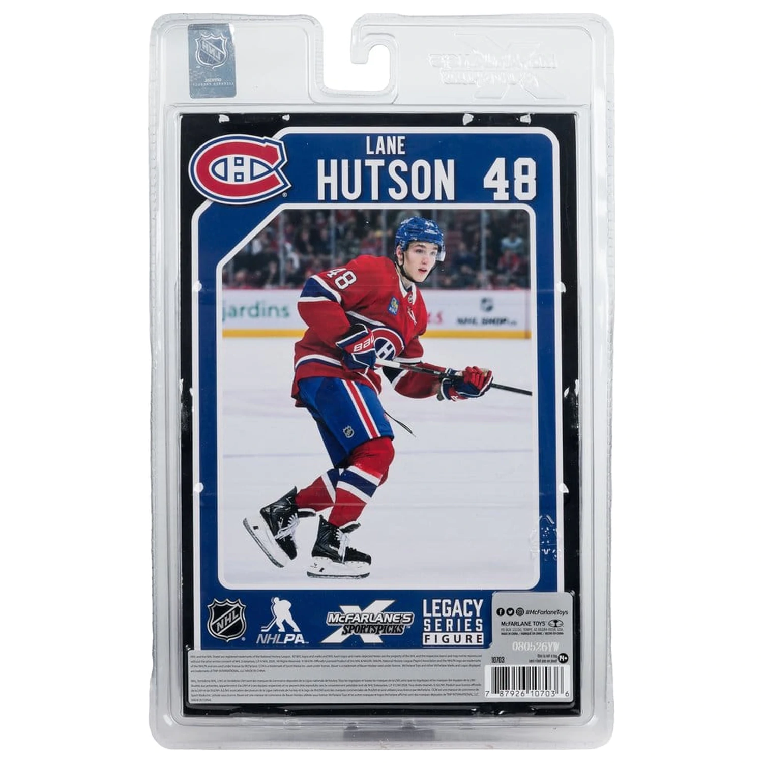 NHL McFarlane SportsPicks Figure Lane Hutson (Montreal Canadiens Heritage Classic) 18 cm product photo