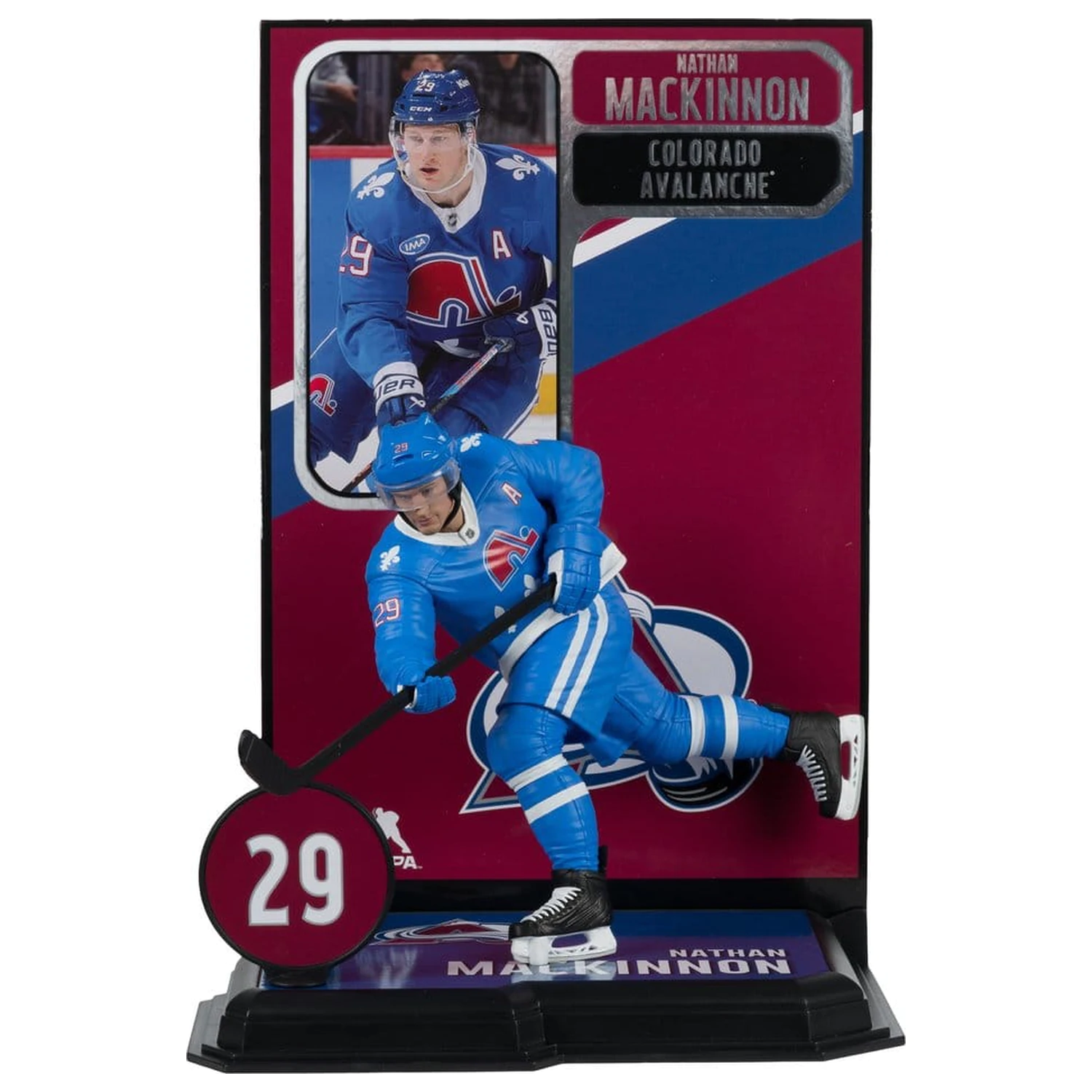 NHL McFarlane SportsPicks Figure Nathan MacKinnon (Quebec Nordiques Retro) 18 cm product photo