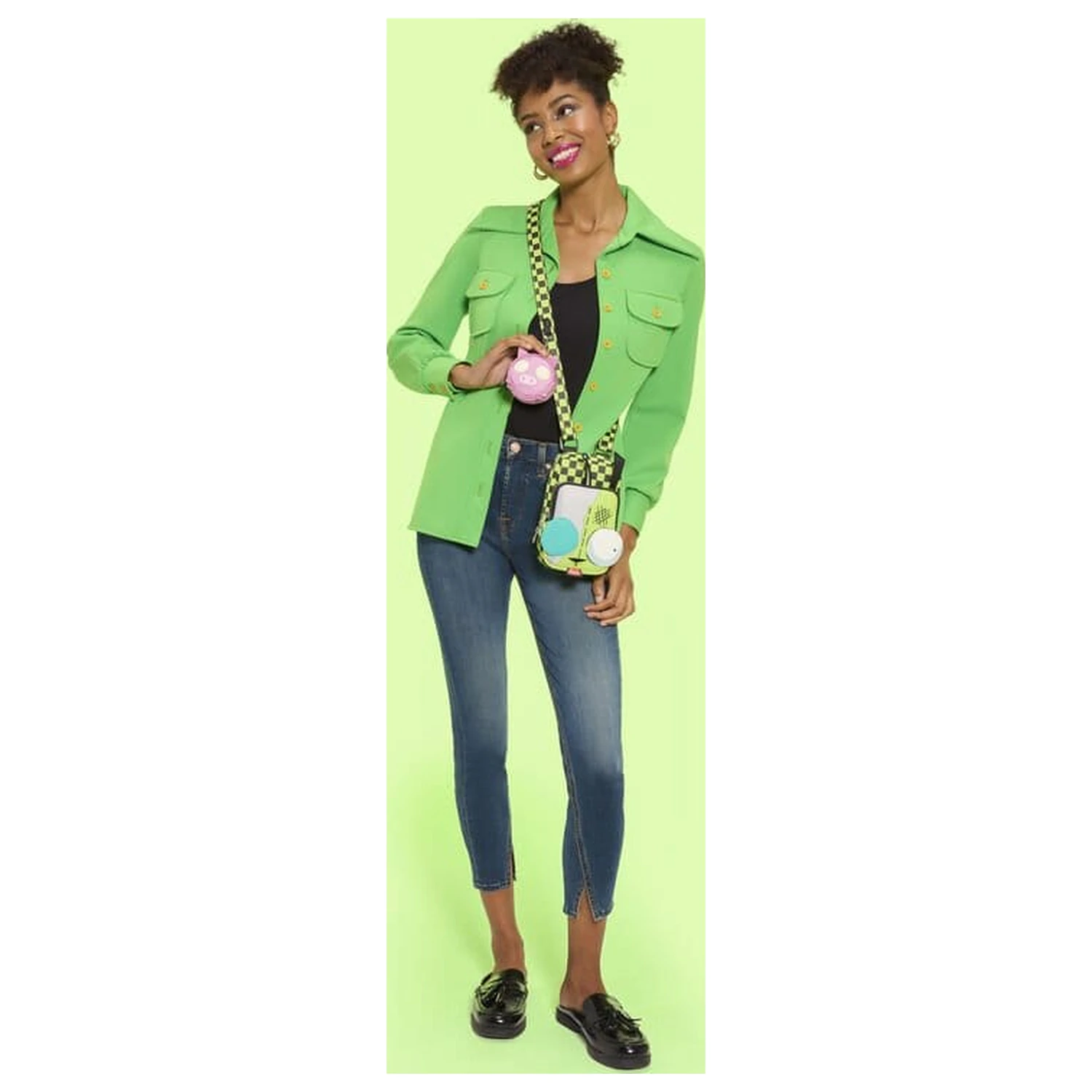Nickelodeon by Loungefly Crossbody Invader Zim Gir Cellphone product photo