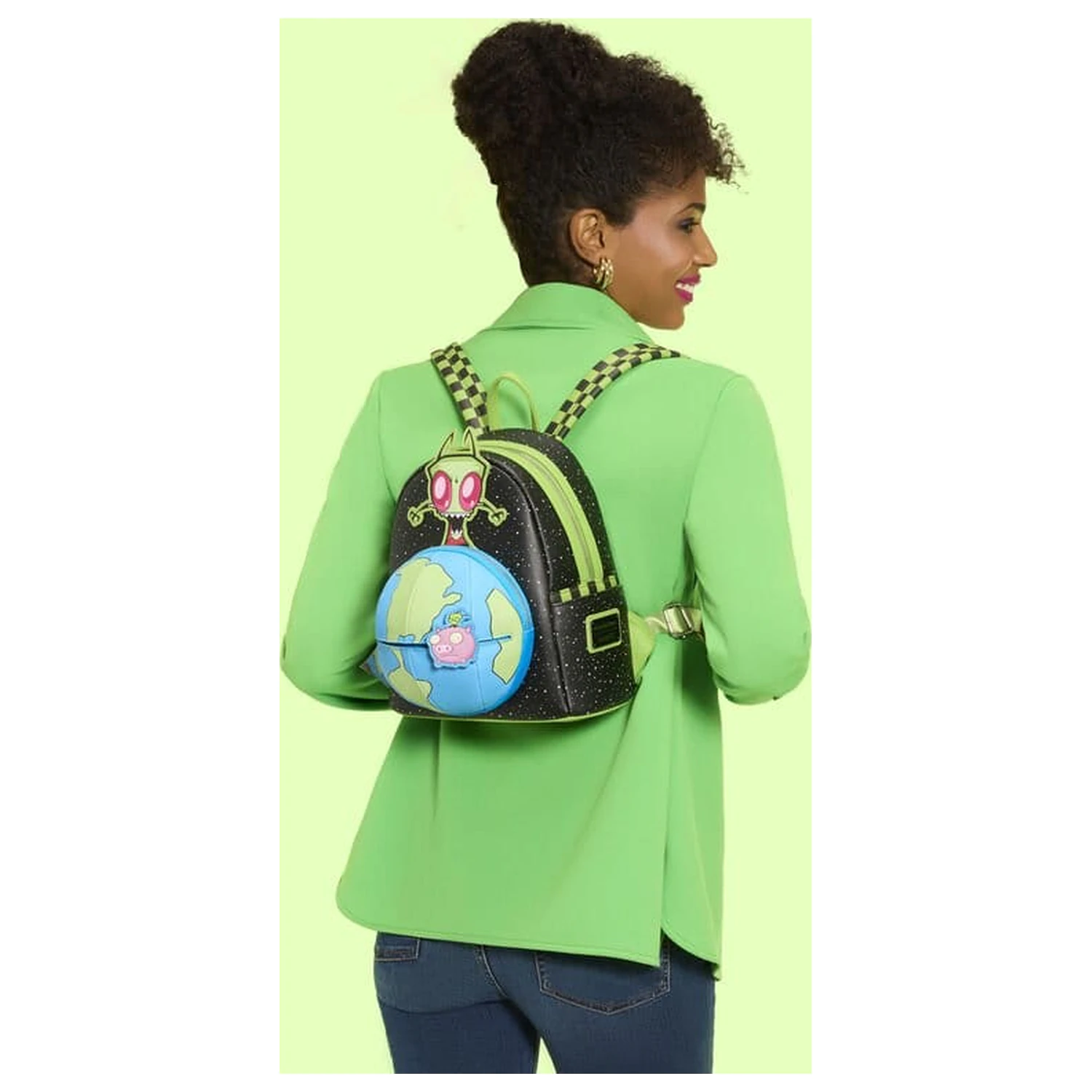 Nickelodeon by Loungefly Mini Backpack Invader Zim Glow product photo