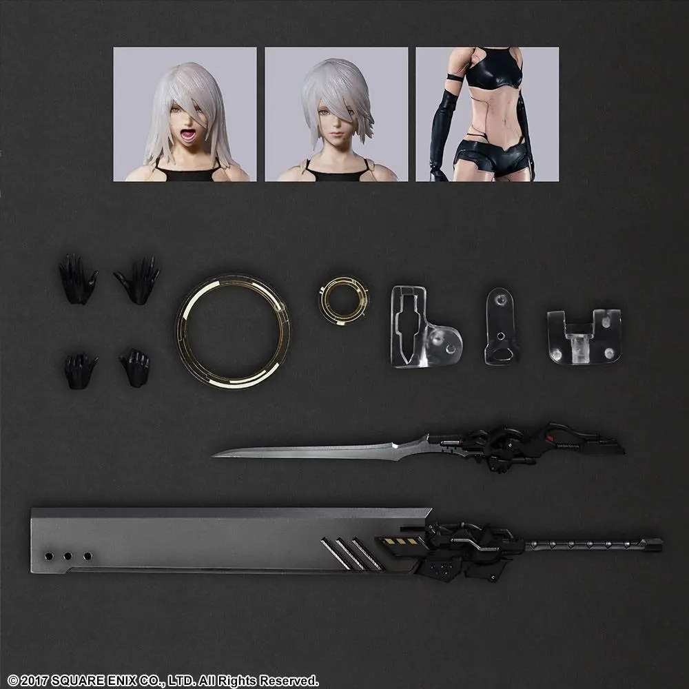 NieR Automata Play Arts Kai Action Figure A2 (YoRHa Type A No. 2) Deluxe Version 25 cm product photo