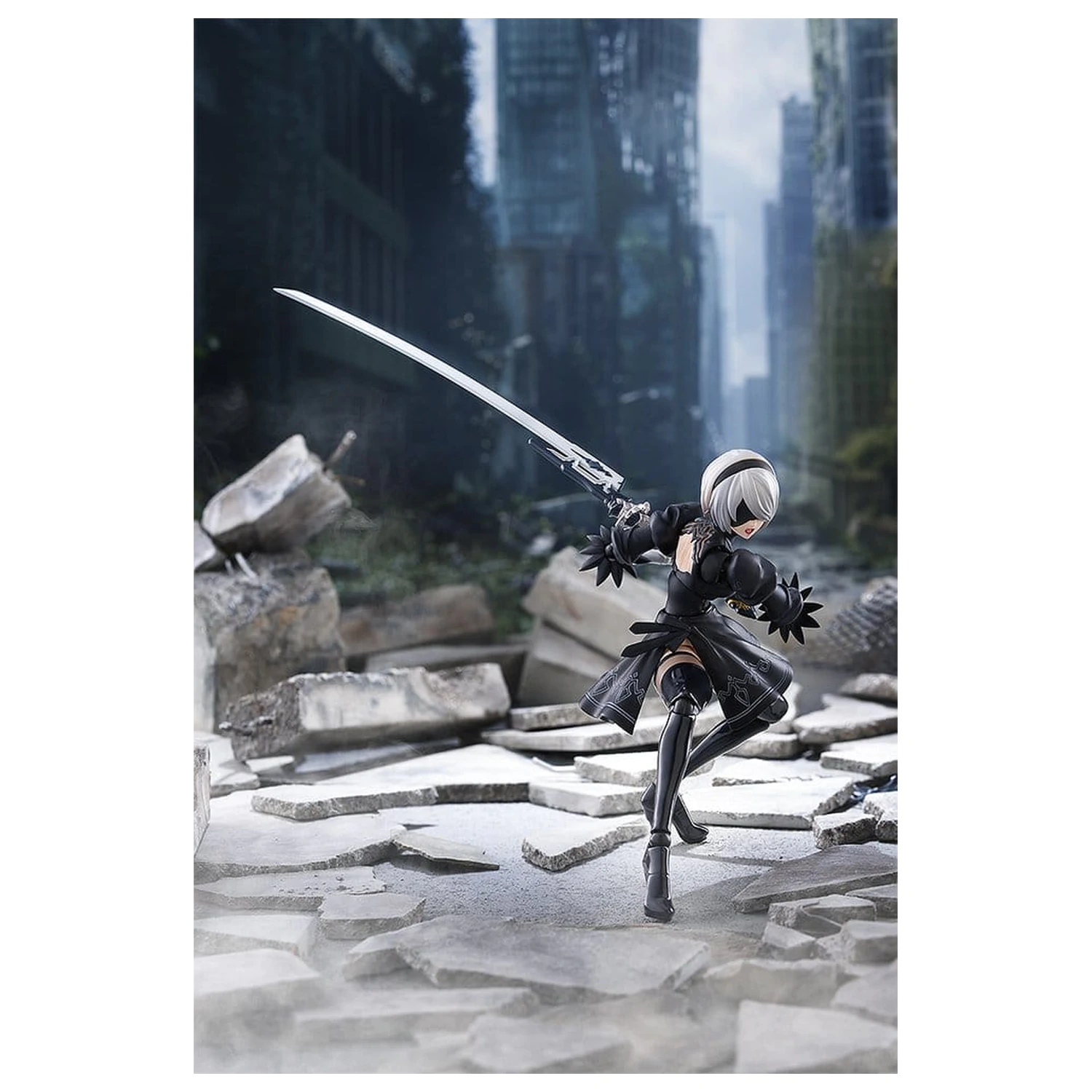NieR:Automata Ver1.1a Figma Action Figure 2B (YoRHa No.2 Type B) 16 cm product photo