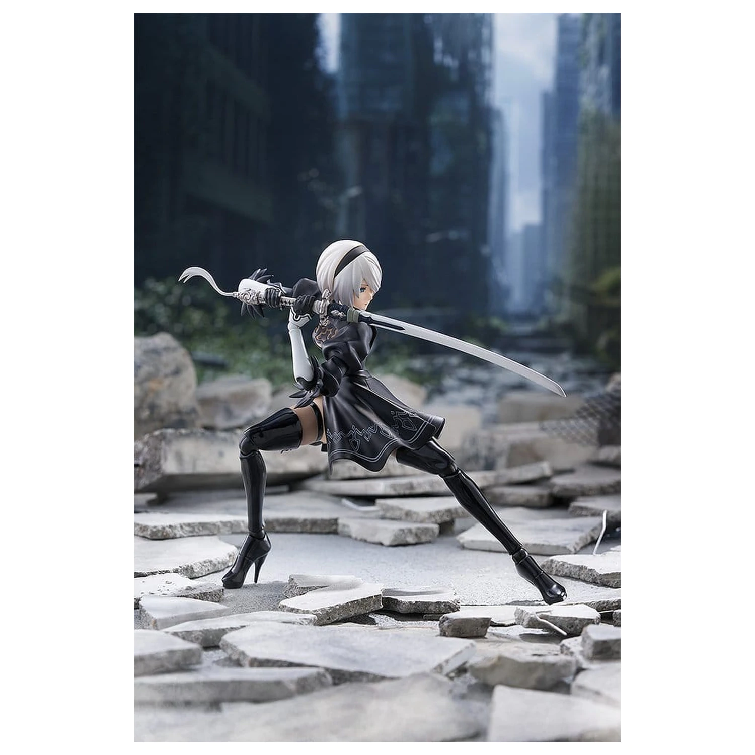 NieR:Automata Ver1.1a Figma Action Figure 2B (YoRHa No.2 Type B) 16 cm product photo