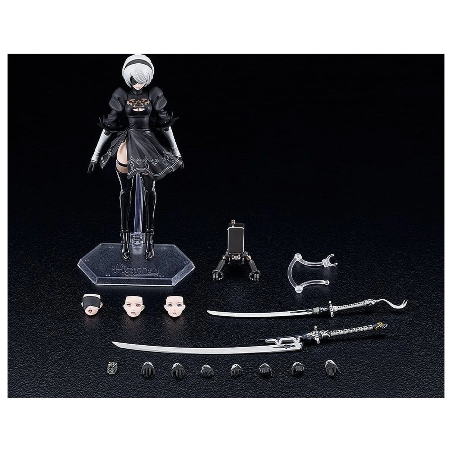 NieR:Automata Ver1.1a Figma Action Figure 2B (YoRHa No.2 Type B) 16 cm product photo