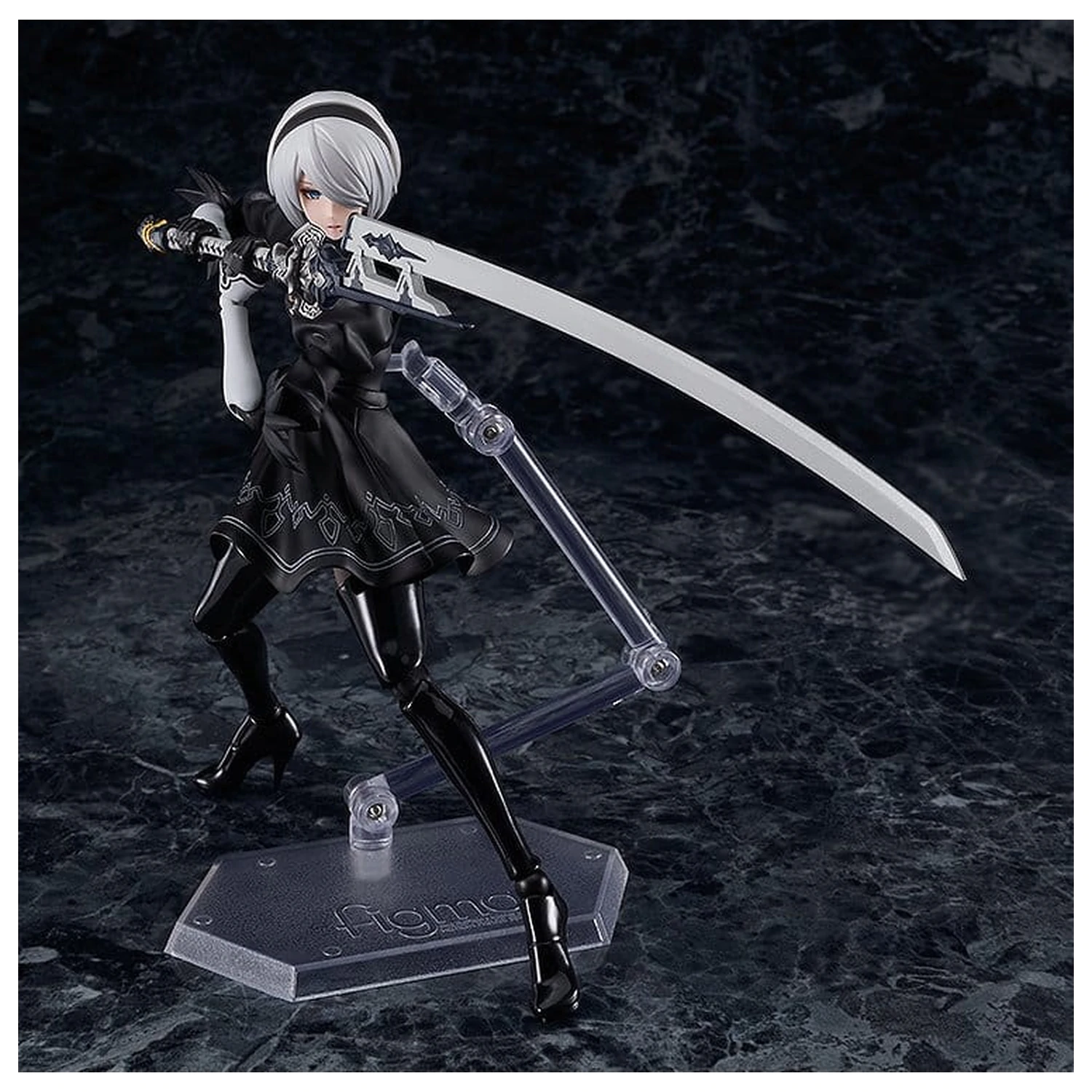 NieR:Automata Ver1.1a Figma Action Figure 2B (YoRHa No.2 Type B) 16 cm product photo