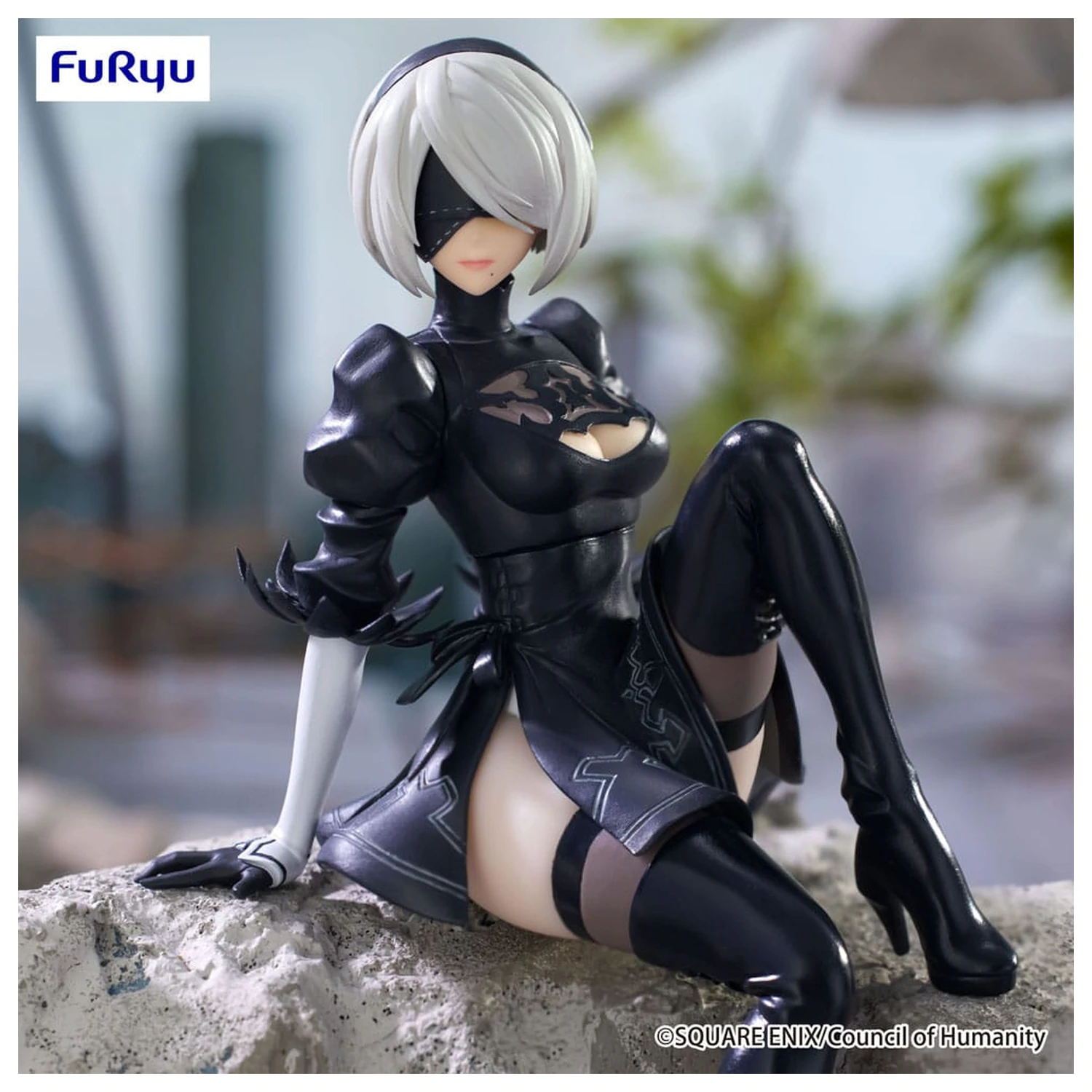 NieR:Automata Ver1.1a Noodle Stopper PVC Statue YoRHa No.2 Type B 13 cm product photo
