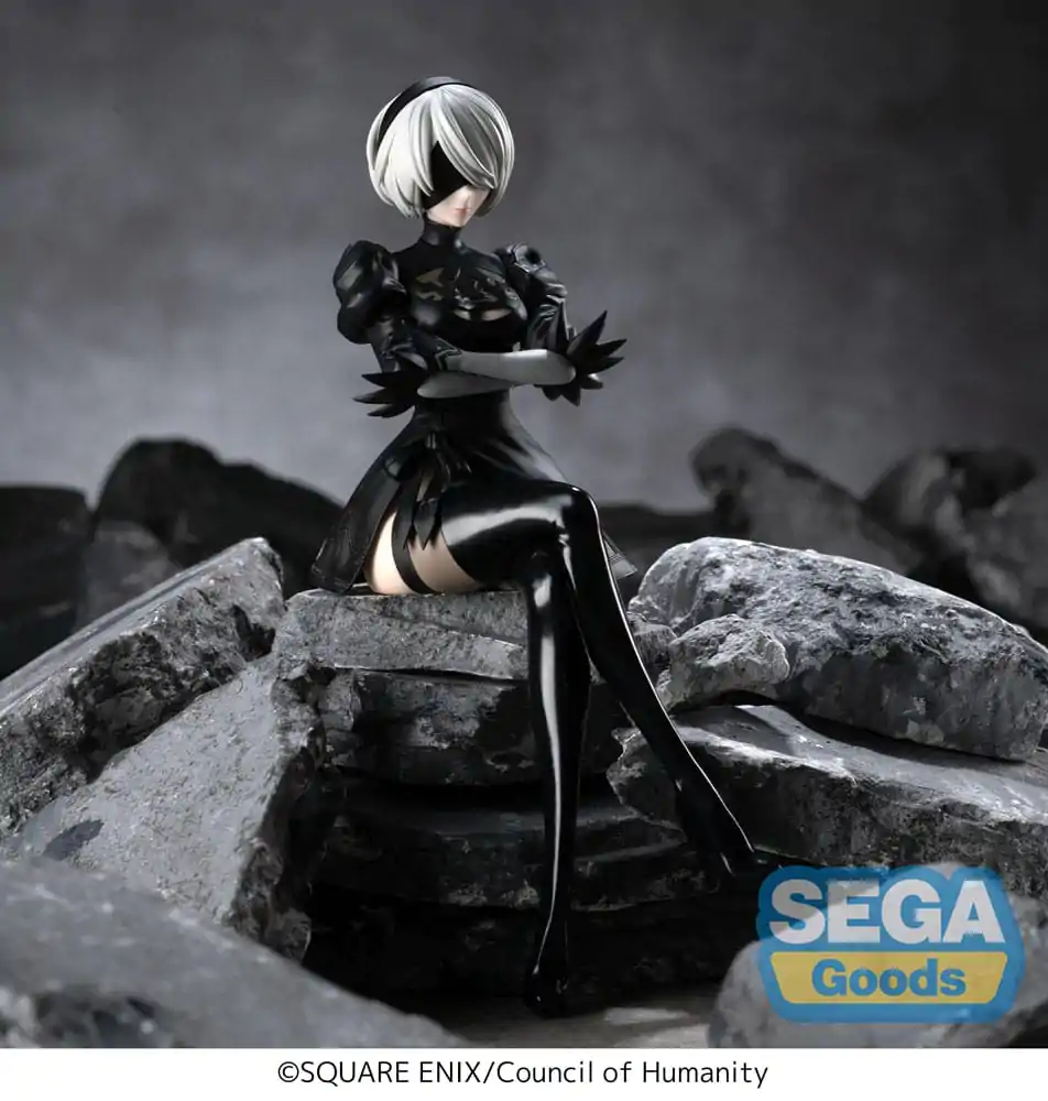 NieR:Automata Ver1.1a PM Perching PVC Statue 2B 13 cm termékfotó