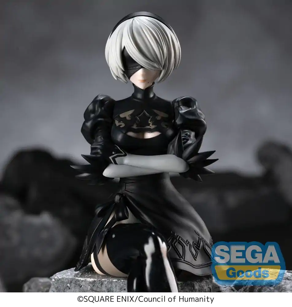 NieR:Automata Ver1.1a PM Perching PVC Statue 2B 13 cm termékfotó