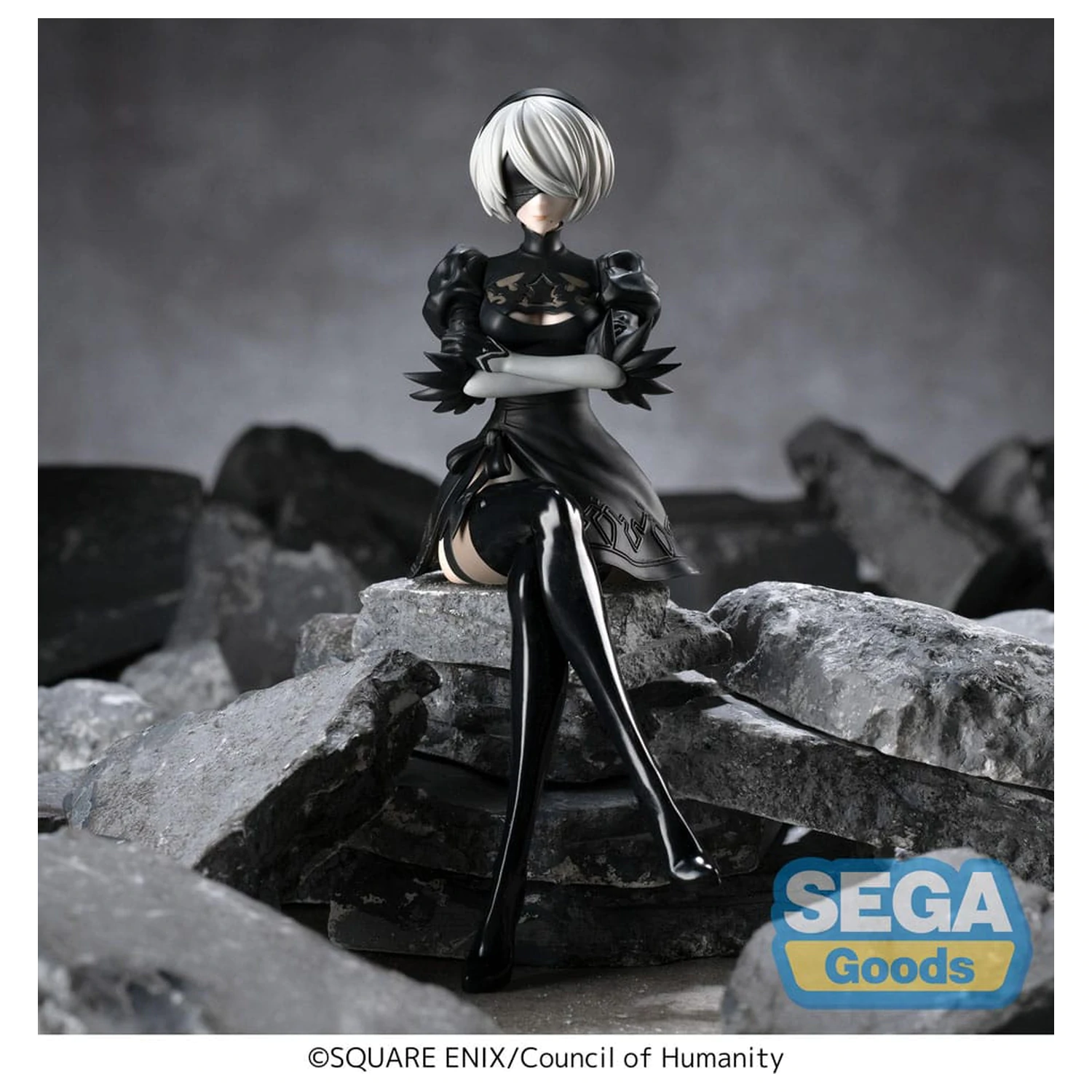 NieR:Automata Ver1.1a PM Perching PVC Statue 2B 13 cm product photo