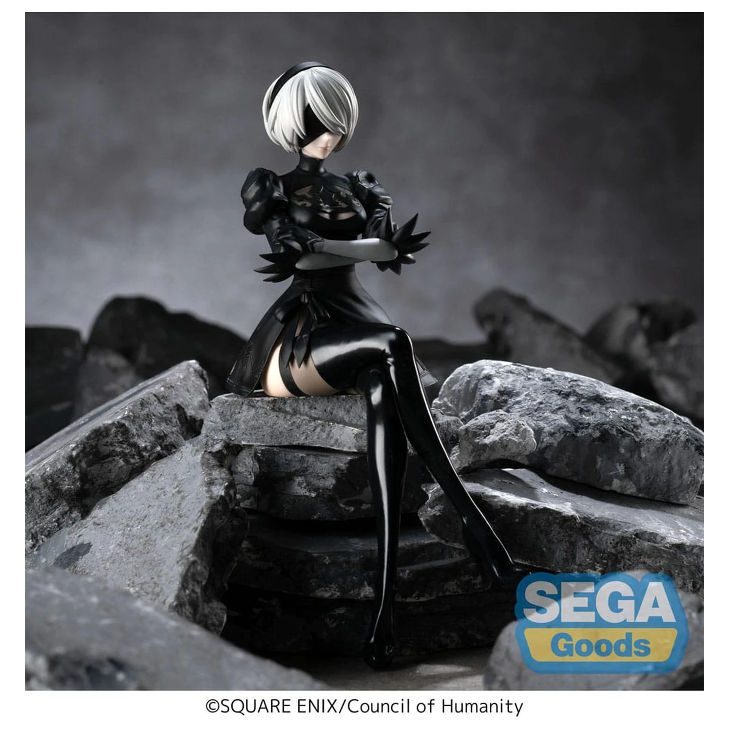 NieR:Automata Ver1.1a PM Perching PVC Statue 2B 13 cm product photo